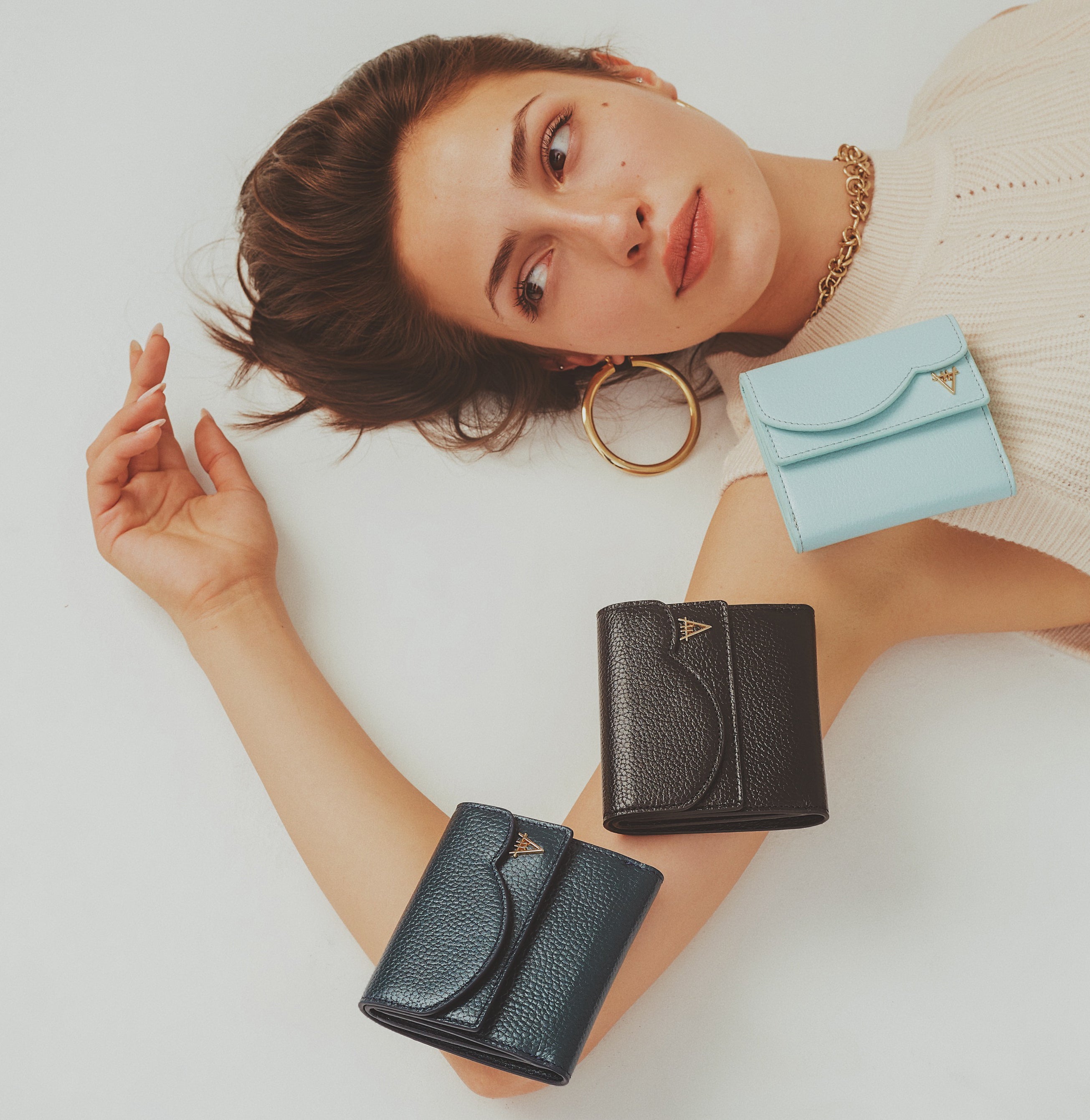 hiva atelier small leather goods collection banner