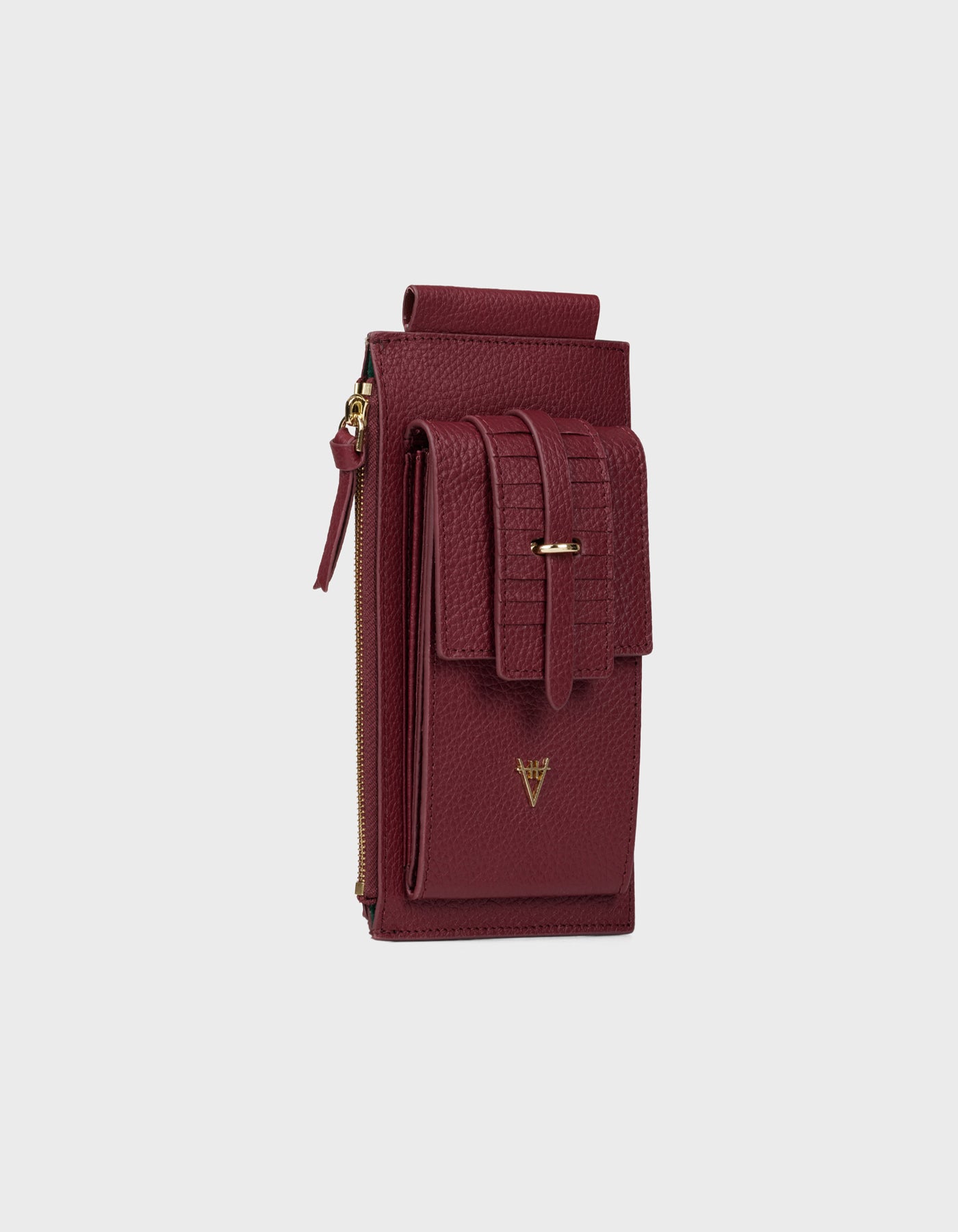 HiVa Atelier | Phone Pouch BURGUNDY | Her Tarza Uygun Deri Aksesuarlar