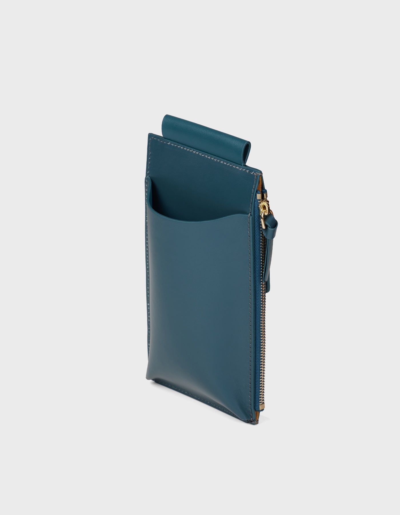 HiVa Atelier | Phone Pouch DEEP BLUE | Her Tarza Uygun Deri Aksesuarlar