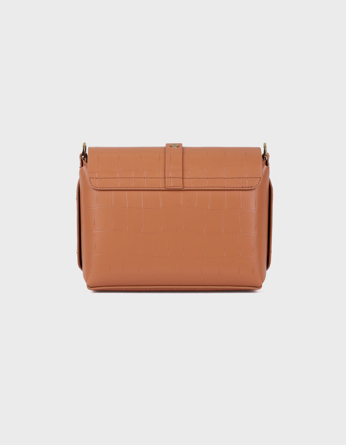 Hiva Atelier | Harmonia Shoulder Bag MINK CROCO EFFECT | Her Tarza Uygun Deri Aksesuarlar