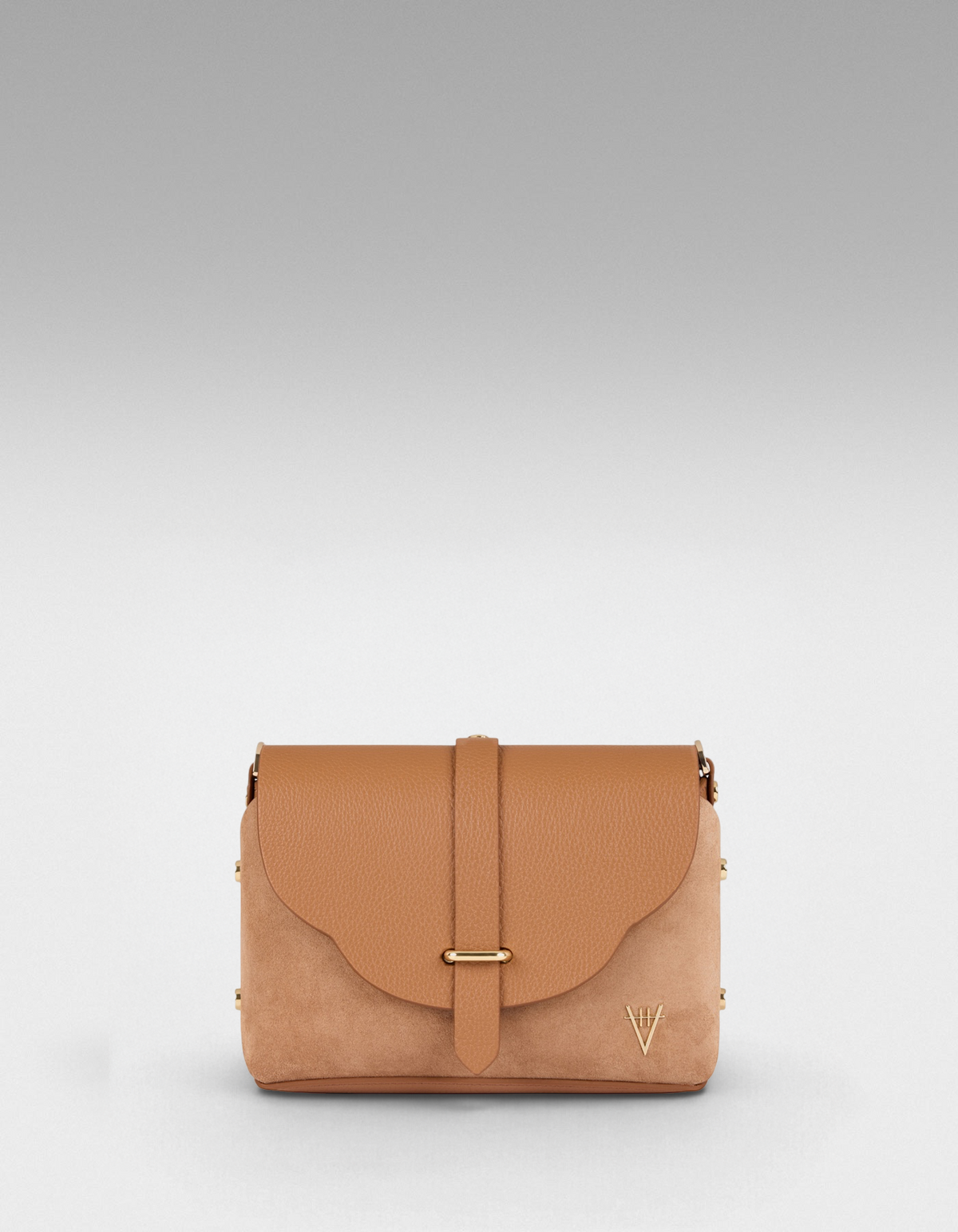 HiVa Atelier | Harmonia Shoulder Bag Wood Suede | Her Tarza Uygun Deri Aksesuarlar