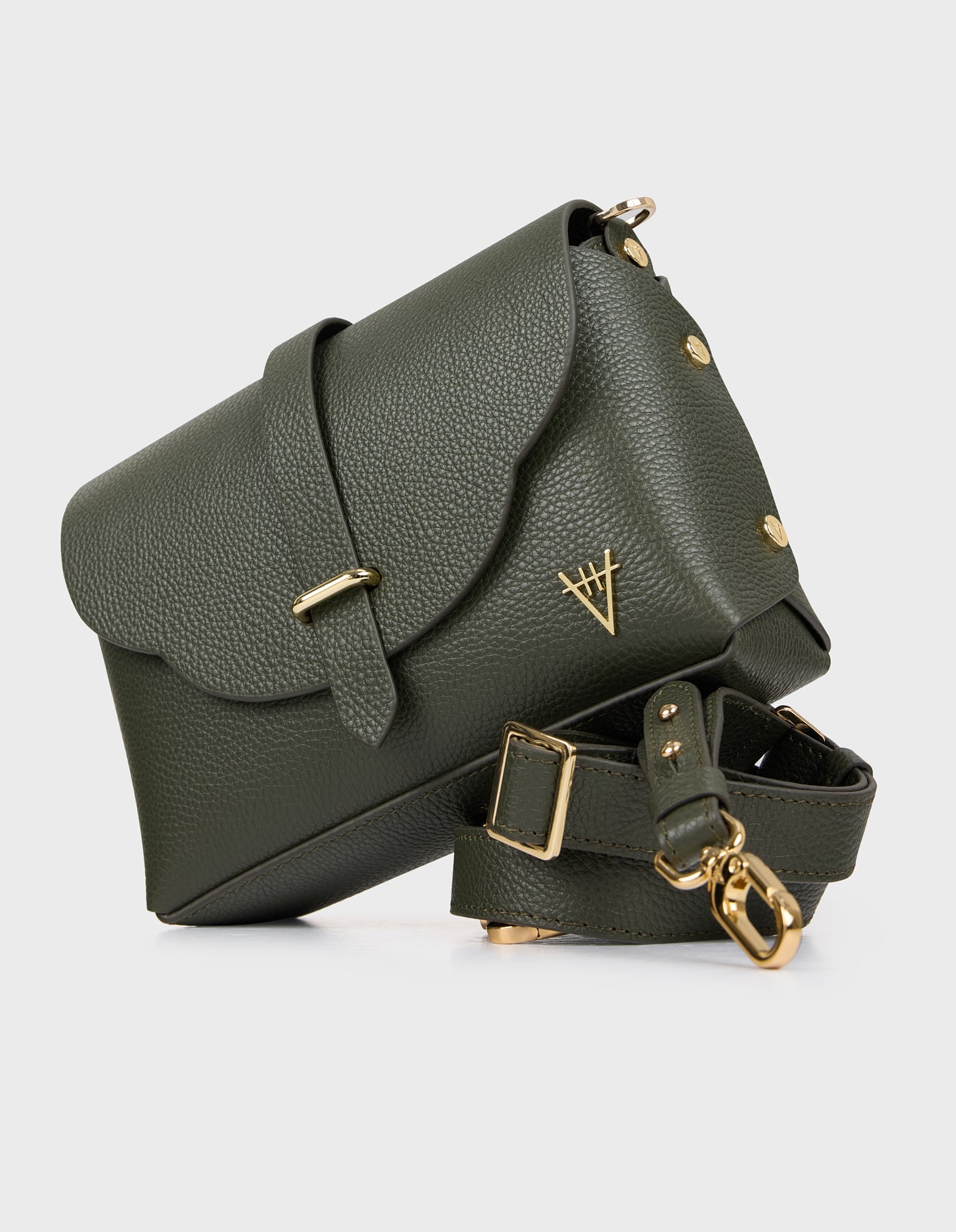 Hiva Atelier | Harmonia Shoulder Bag KHAKI | Her Tarza Uygun Deri Aksesuarlar