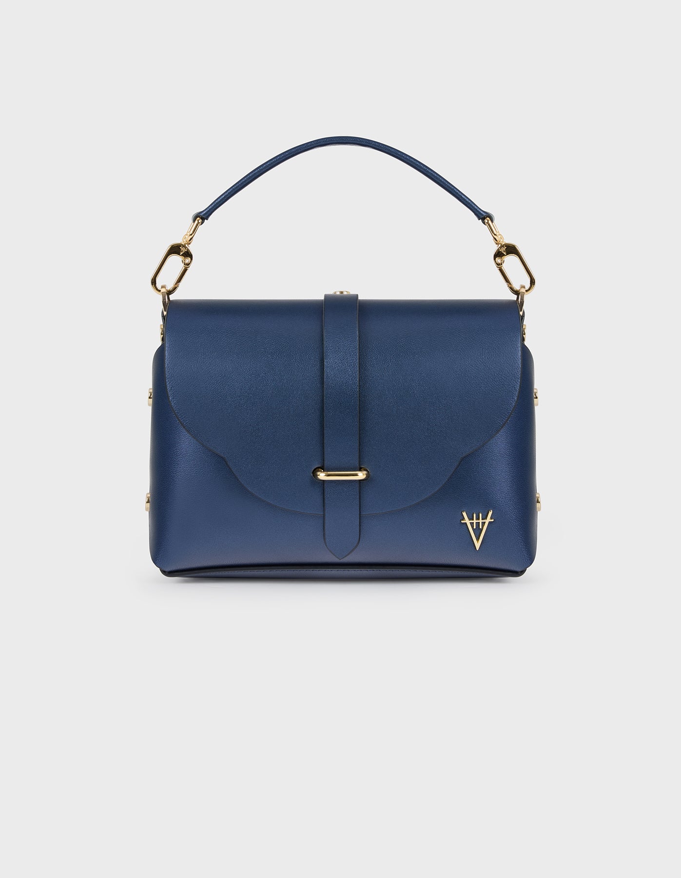 Hiva Atelier | Harmonia Shoulder Bag NAVY | Her Tarza Uygun Deri Aksesuarlar