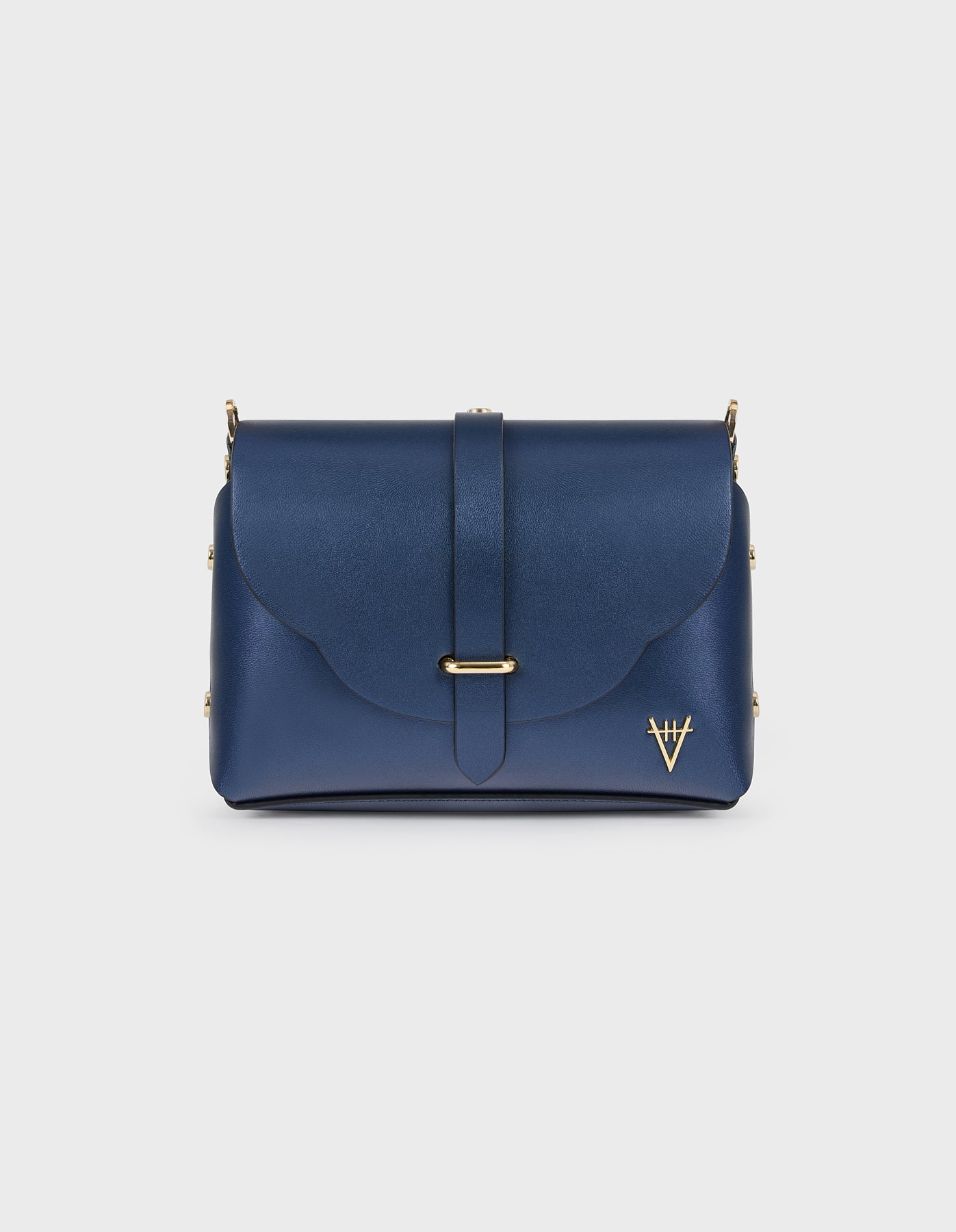 Hiva Atelier | Harmonia Shoulder Bag NAVY | Her Tarza Uygun Deri Aksesuarlar