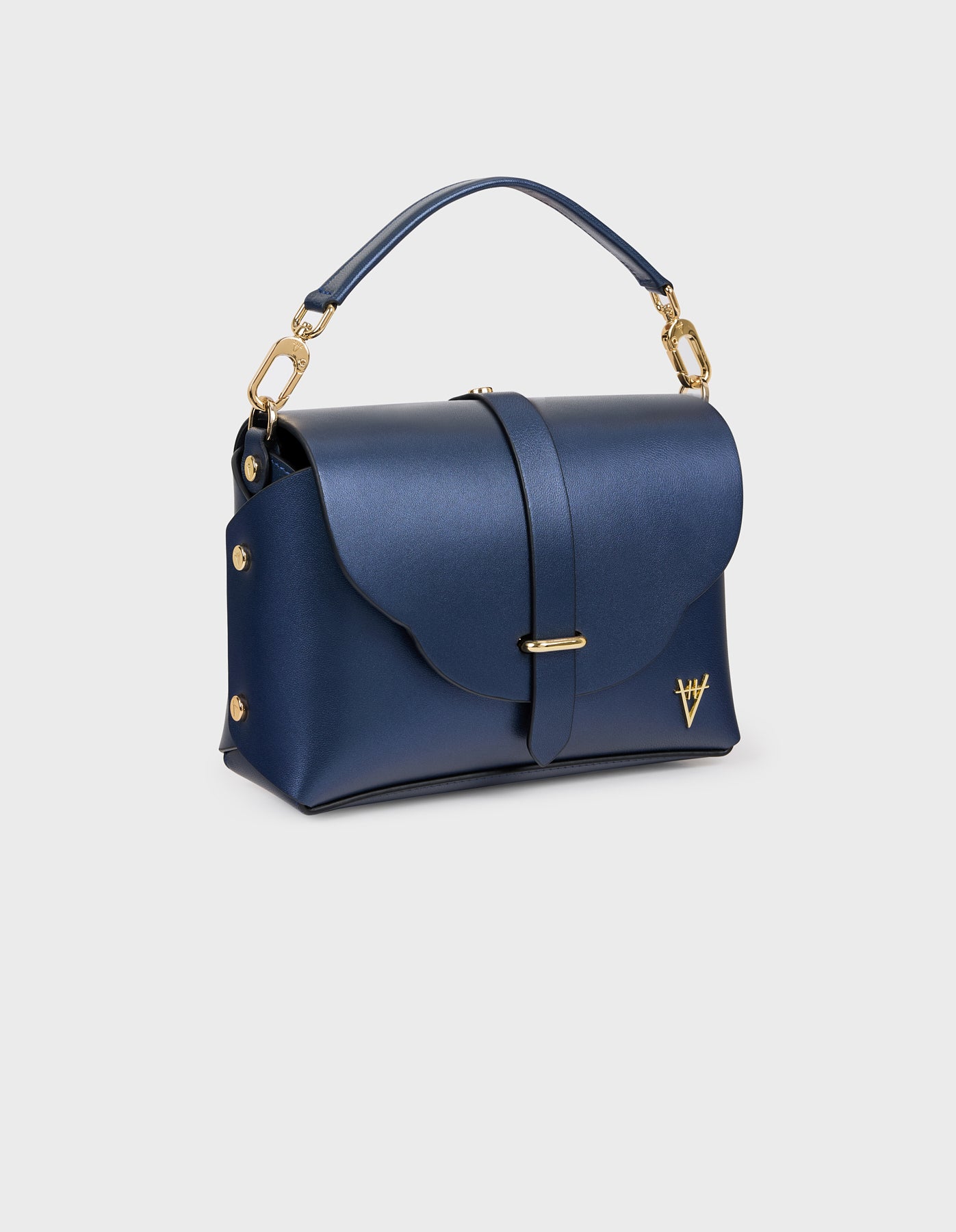Hiva Atelier | Harmonia Shoulder Bag NAVY | Her Tarza Uygun Deri Aksesuarlar