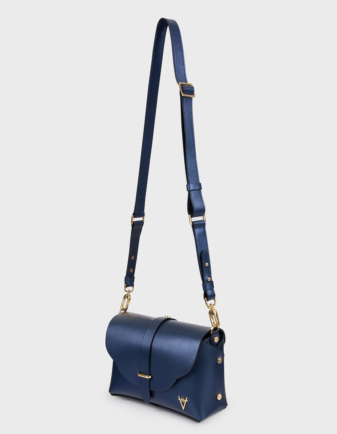 Hiva Atelier | Harmonia Shoulder Bag NAVY | Her Tarza Uygun Deri Aksesuarlar
