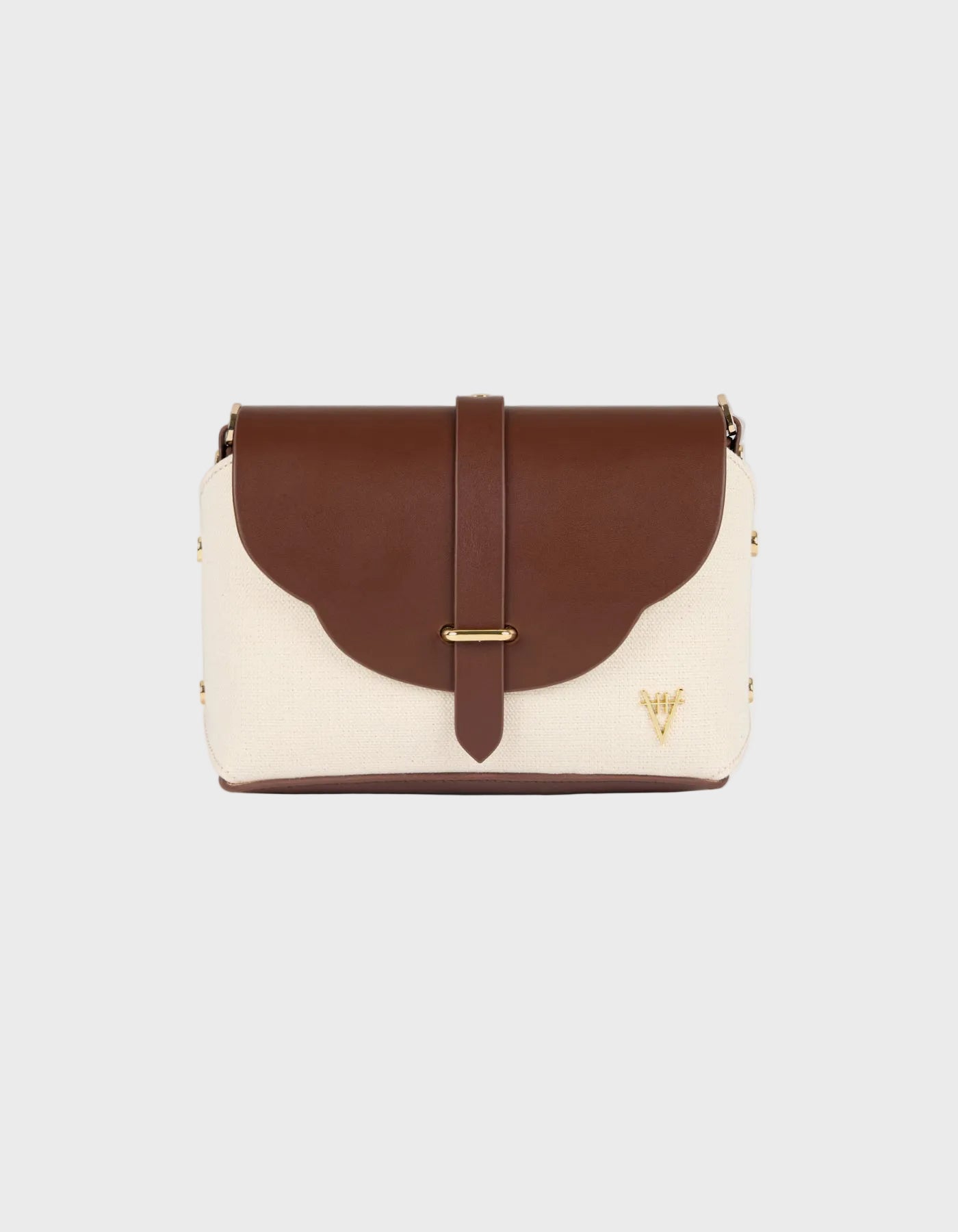 HiVa Atelier | Harmonia Shoulder Bag NUTSHELL & NATURAL | Her Tarza Uygun Deri Aksesuarlar