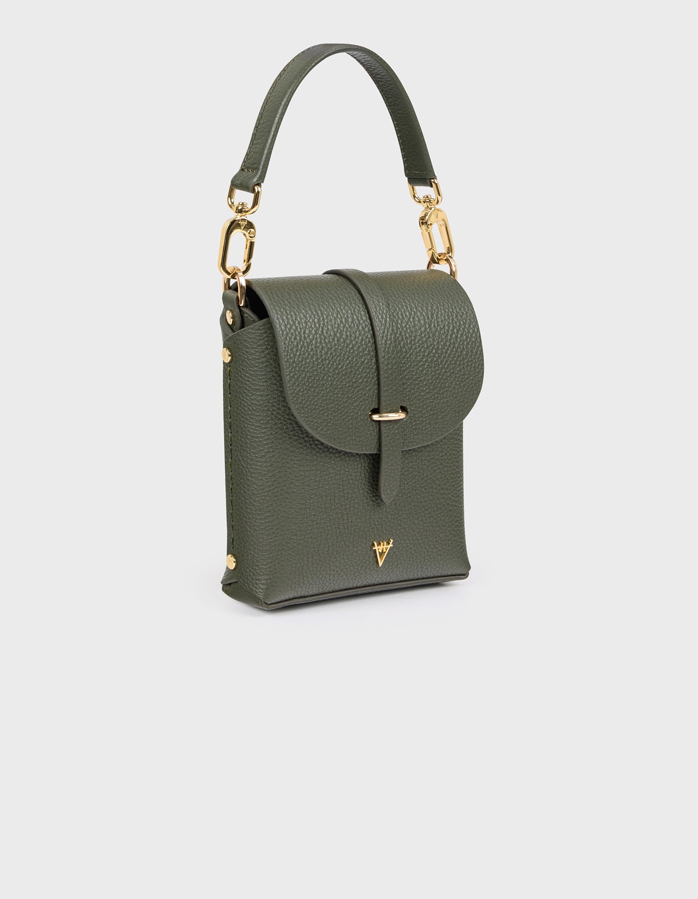 Hiva Atelier | Astrum Shoulder Bag KHAKI | Her Tarza Uygun Deri Aksesuarlar