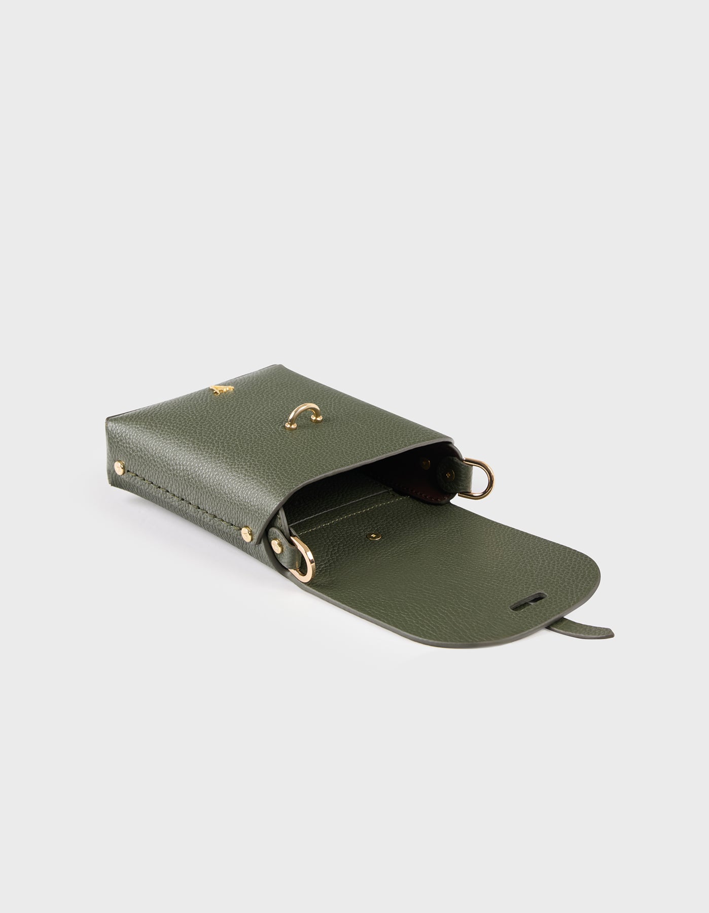 Hiva Atelier | Astrum Shoulder Bag KHAKI | Her Tarza Uygun Deri Aksesuarlar