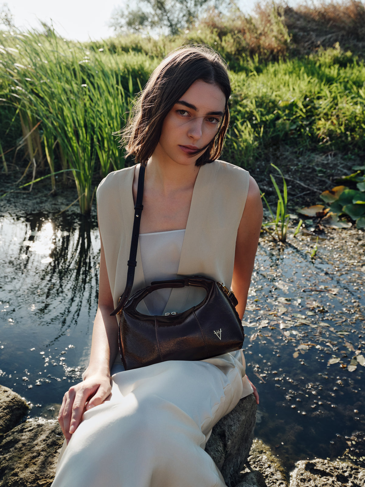 HiVa Atelier | Midi Croissant Bag | Her Tarza Uygun Deri Aksesuarlar