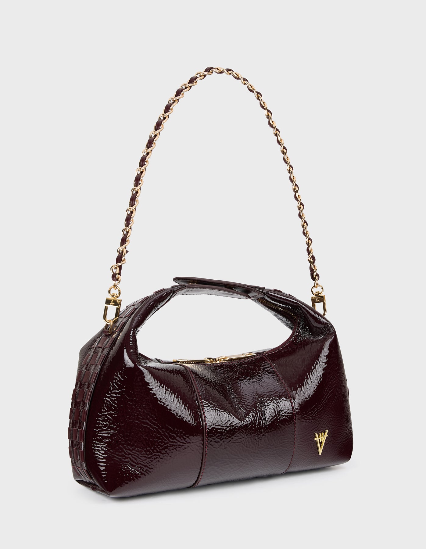 HiVa Atelier | Midi Croissant Bag Raspberry | Her Tarza Uygun Deri Aksesuarlar