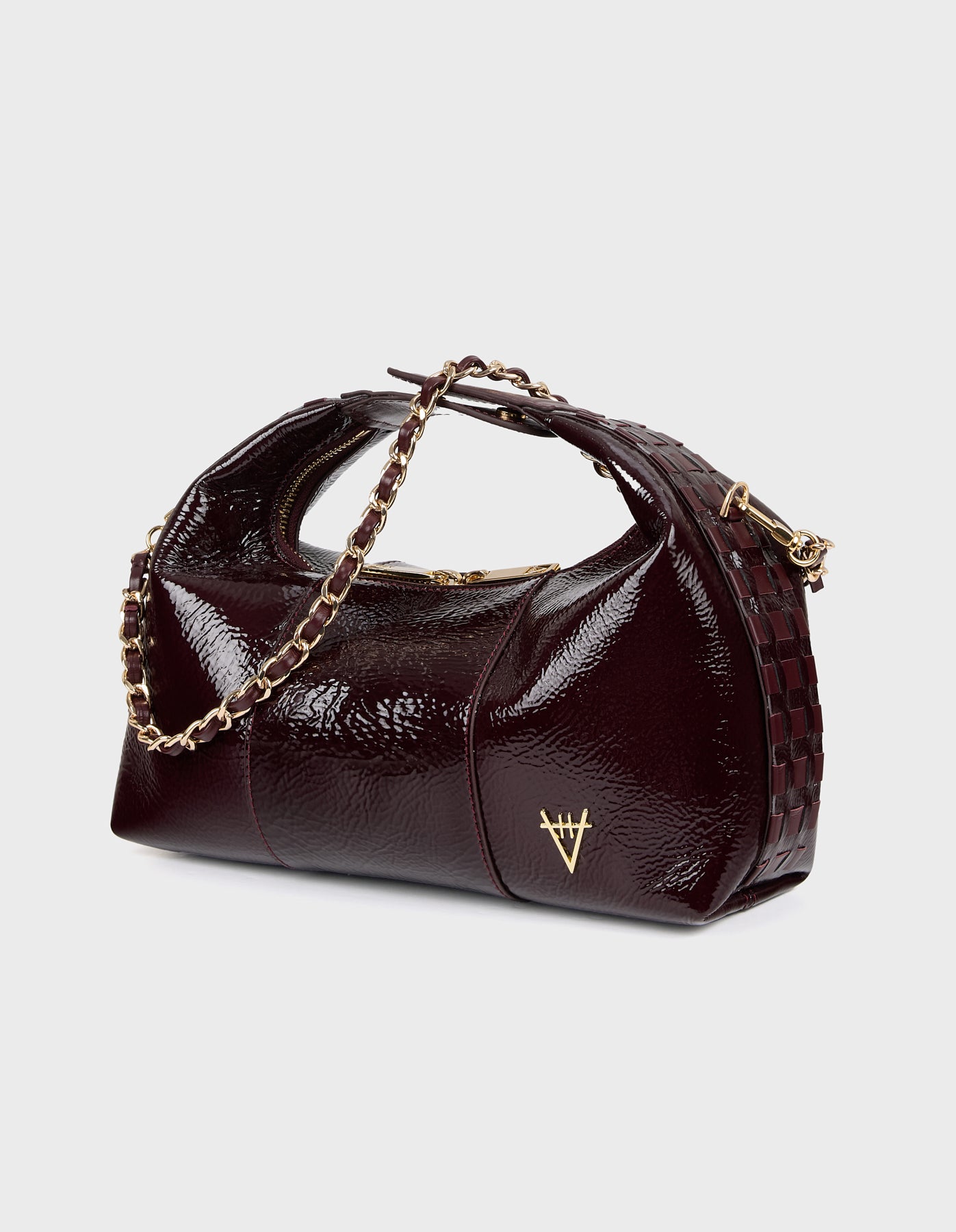 HiVa Atelier | Midi Croissant Bag Raspberry | Her Tarza Uygun Deri Aksesuarlar