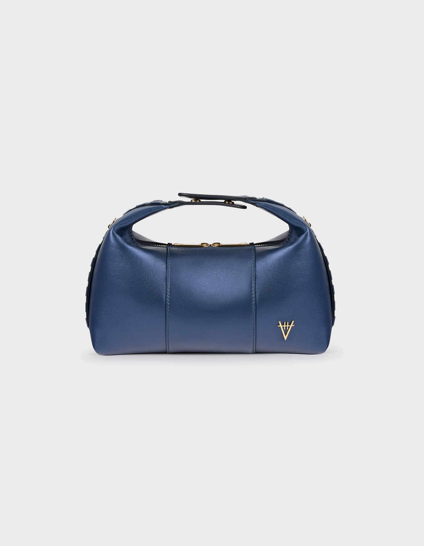 HiVa Atelier | Midi Croissant Bag Navy | Her Tarza Uygun Deri Aksesuarlar
