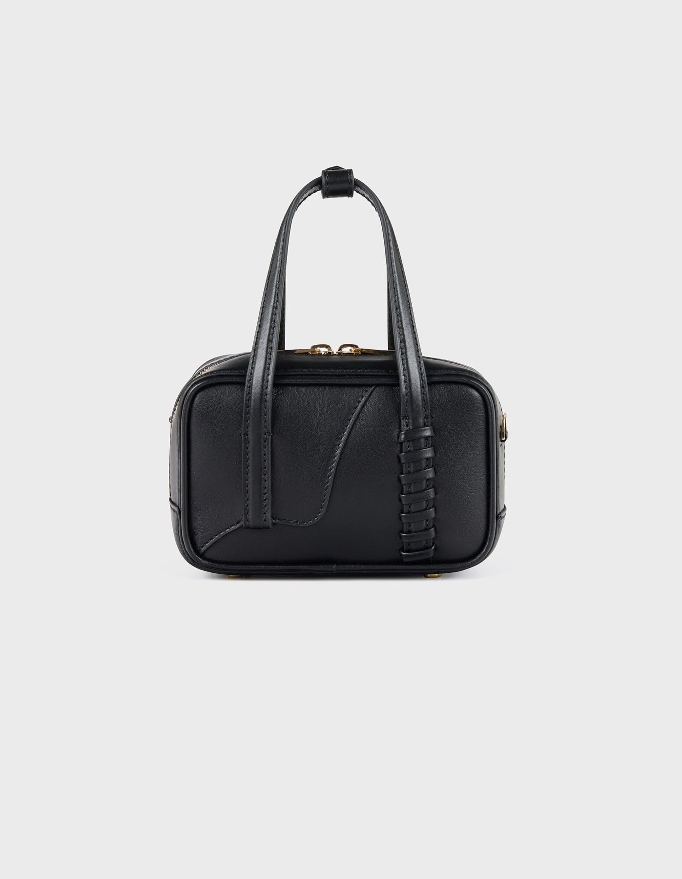 HiVa Atelier | Micro Bowling Bag BLACK | Her Tarza Uygun Deri Aksesuarlar