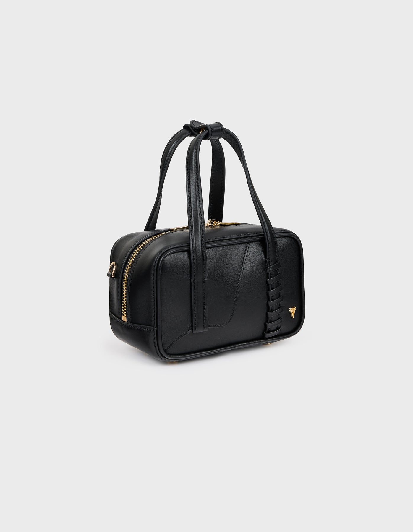 HiVa Atelier | Micro Bowling Bag BLACK | Her Tarza Uygun Deri Aksesuarlar