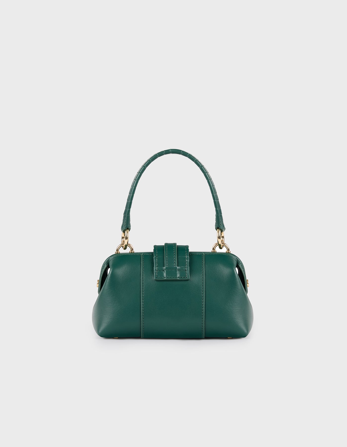 HiVa Atelier | Mini Nubes Doctor Bag DEEP EMERALD | Her Tarza Uygun Deri Aksesuarlar