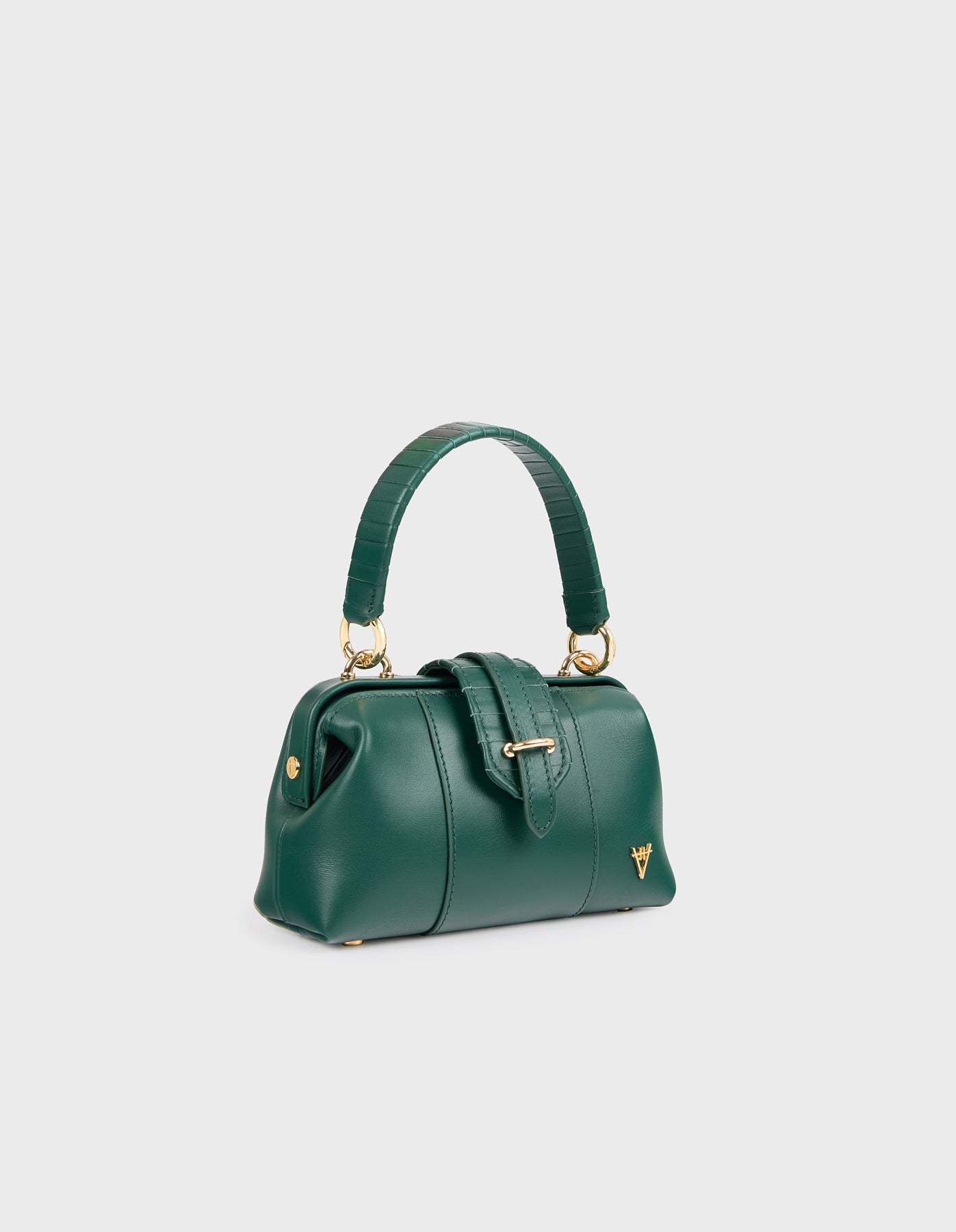 HiVa Atelier | Mini Nubes Doctor Bag DEEP EMERALD | Her Tarza Uygun Deri Aksesuarlar