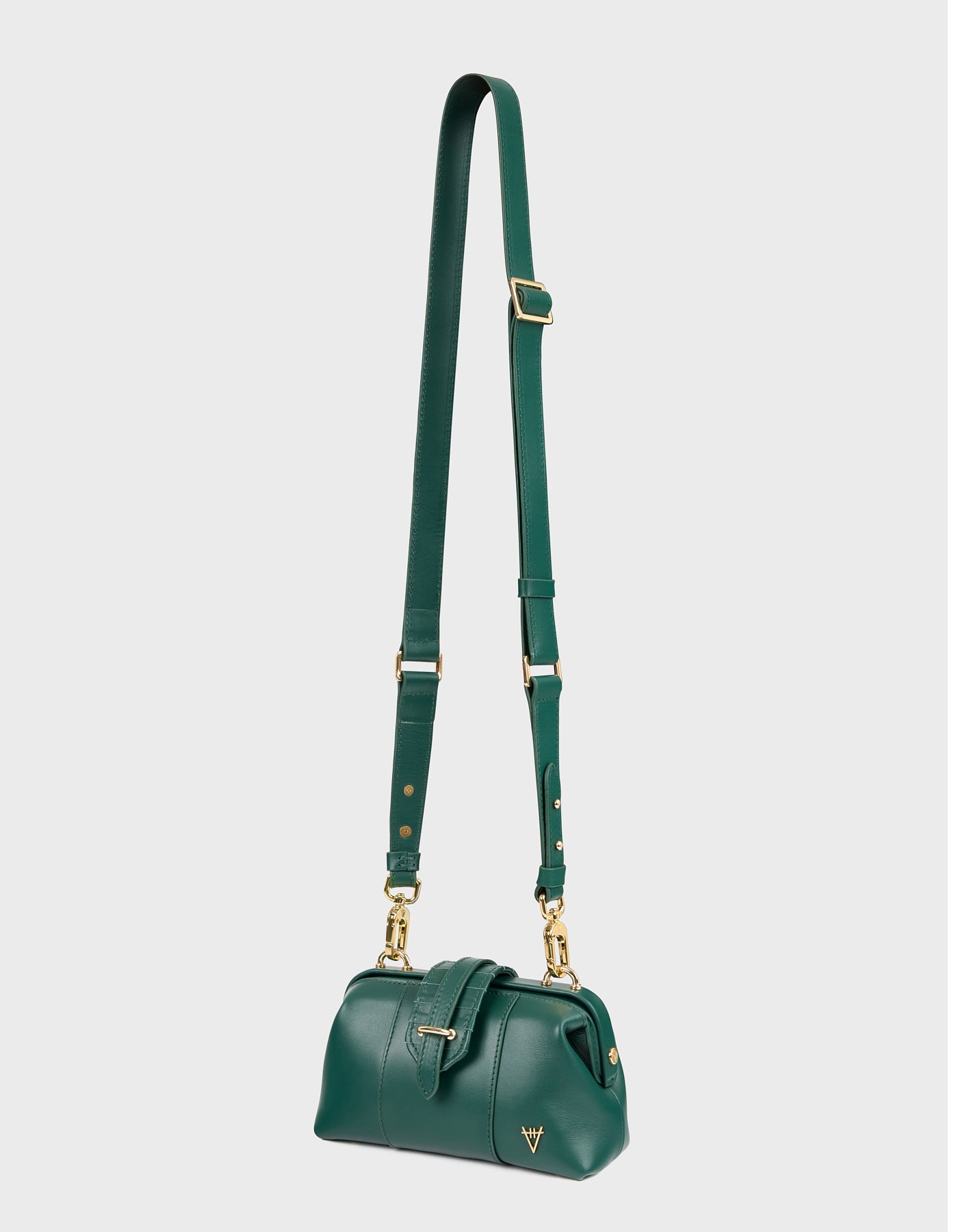 HiVa Atelier | Mini Nubes Doctor Bag DEEP EMERALD | Her Tarza Uygun Deri Aksesuarlar