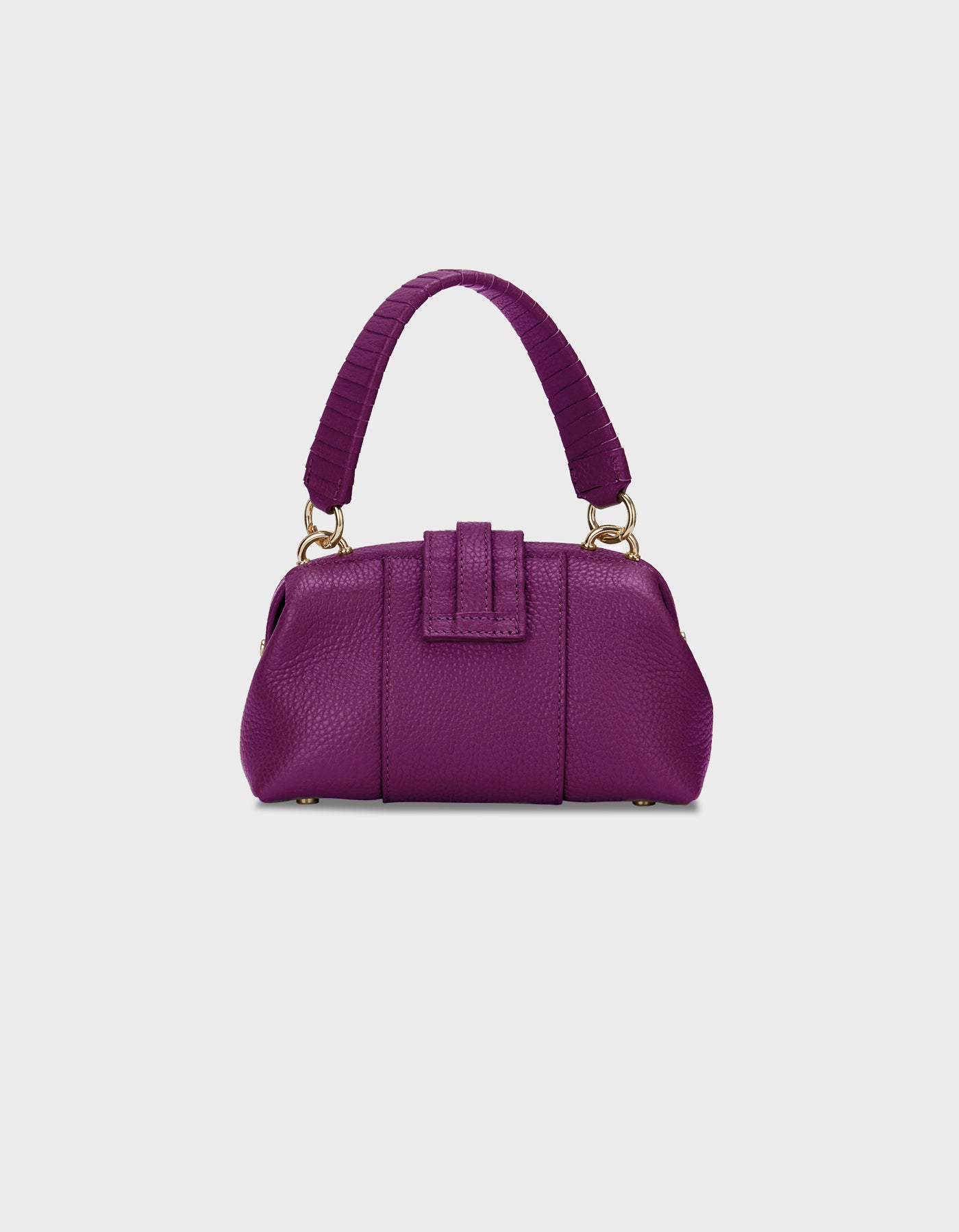 HiVa Atelier | Mini Nubes Doctor Bag MIDNIGHT PLUM | Her Tarza Uygun Deri Aksesuarlar