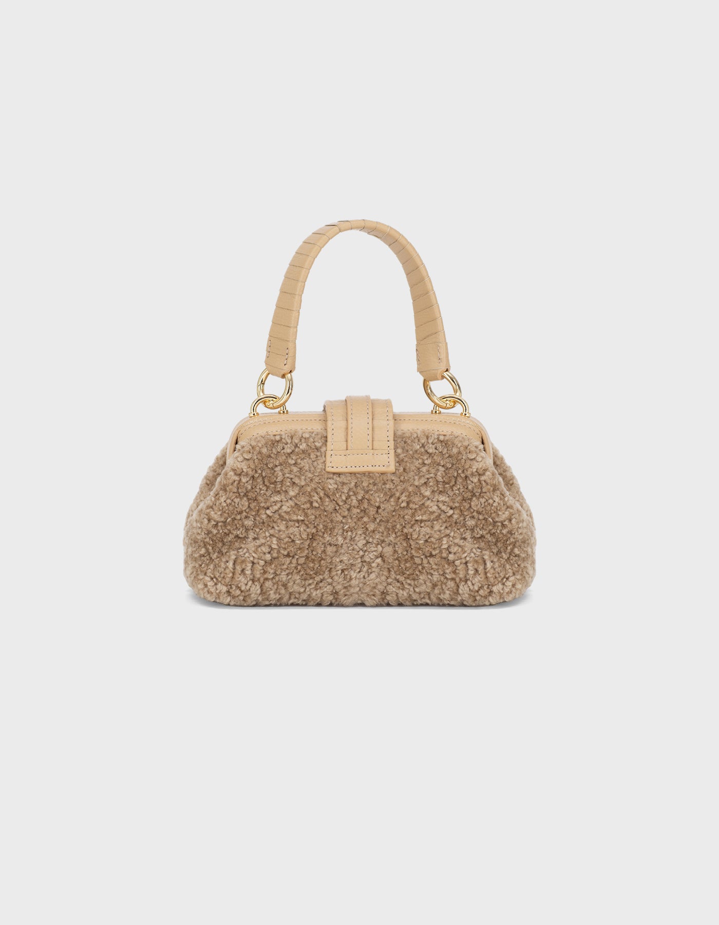 HiVa Atelier | Mini Nubes Doctor Bag BISCUIT | Her Tarza Uygun Deri Aksesuarlar