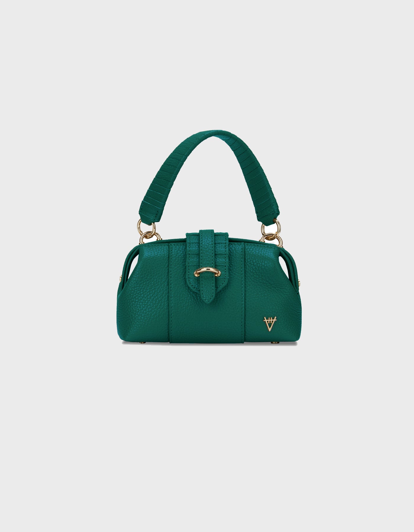 HiVa Atelier | Mini Nubes Doctor Bag FOREST GREEN | Her Tarza Uygun Deri Aksesuarlar