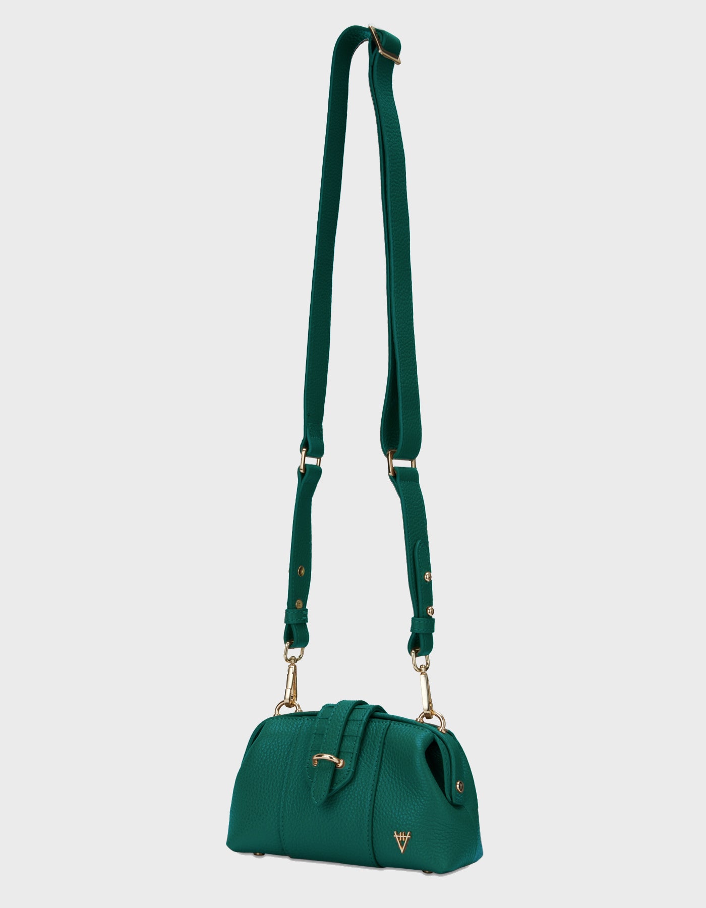 HiVa Atelier | Mini Nubes Doctor Bag FOREST GREEN | Her Tarza Uygun Deri Aksesuarlar