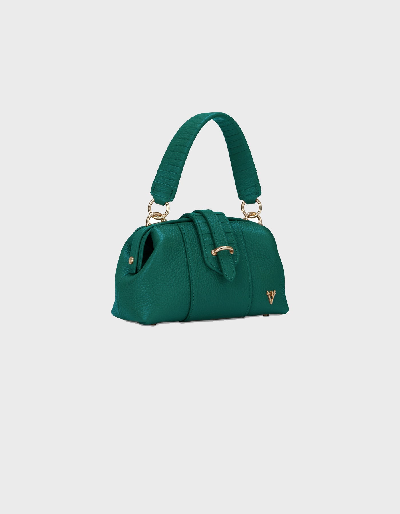 HiVa Atelier | Mini Nubes Doctor Bag FOREST GREEN | Her Tarza Uygun Deri Aksesuarlar