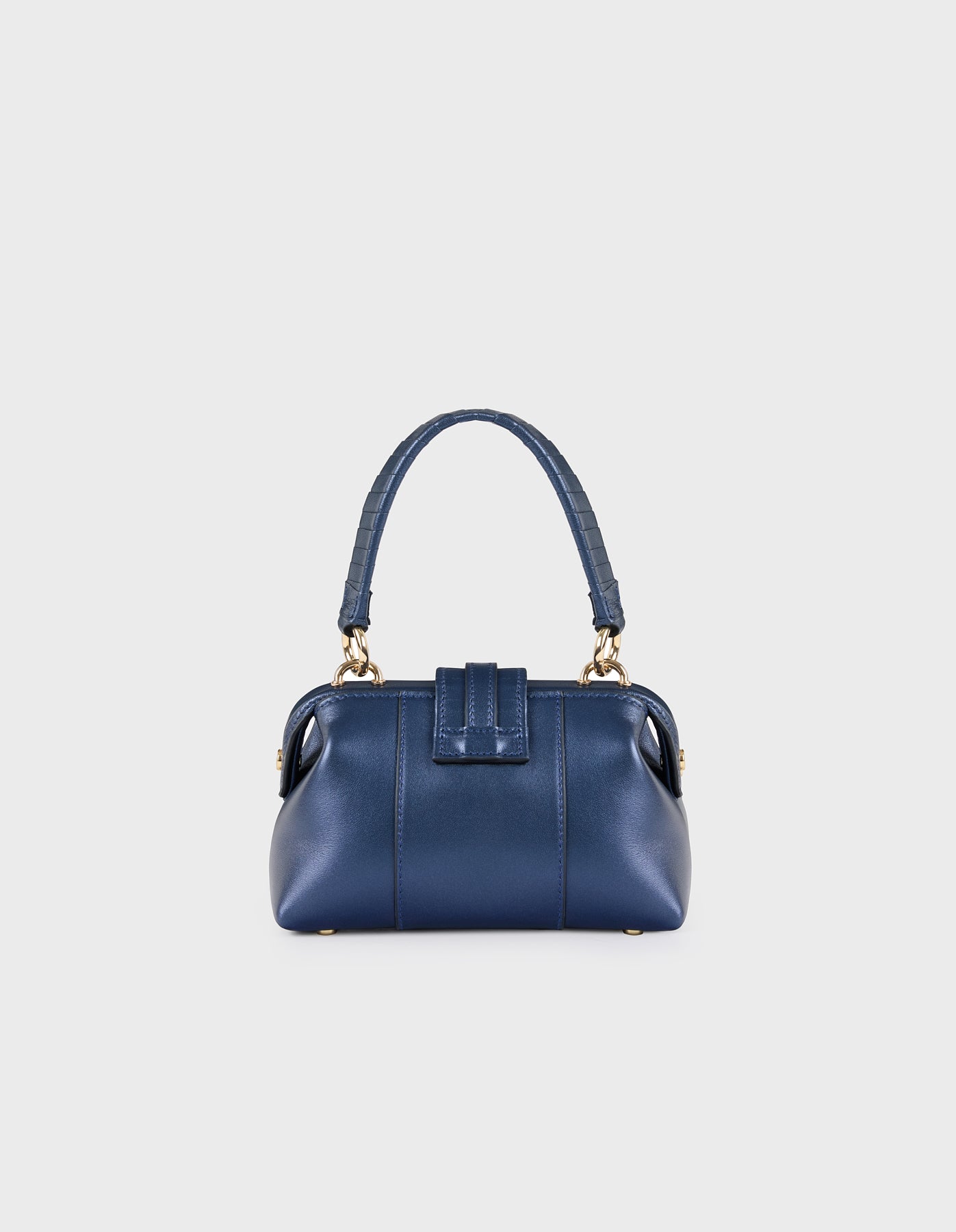 HiVa Atelier | Mini Nubes Doctor Bag NAVY | Her Tarza Uygun Deri Aksesuarlar
