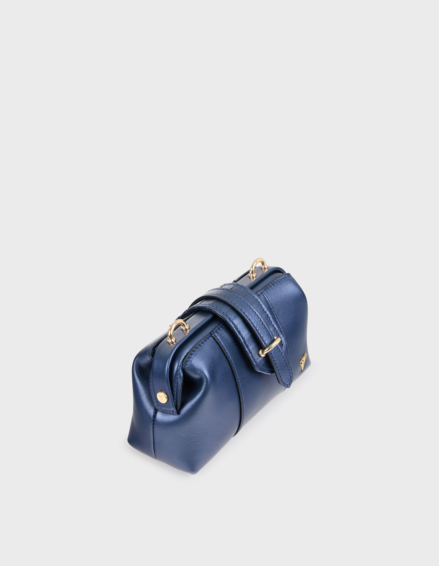 HiVa Atelier | Mini Nubes Doctor Bag NAVY | Her Tarza Uygun Deri Aksesuarlar