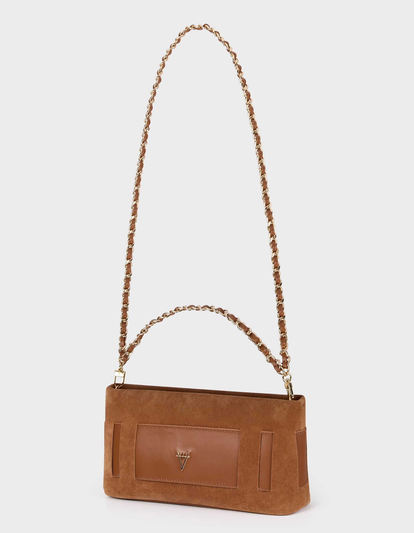 Hiva Atelier | Marise Clutch & Chain Bag WOOD SUEDE | Her Tarza Uygun Deri Aksesuarlar