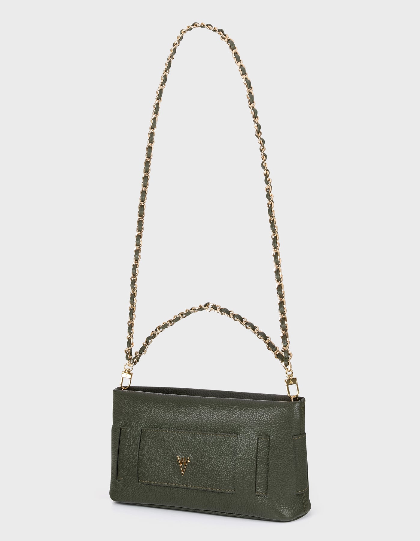 Hiva Atelier | Marise Clutch & Chain Bag KHAKI | Her Tarza Uygun Deri Aksesuarlar
