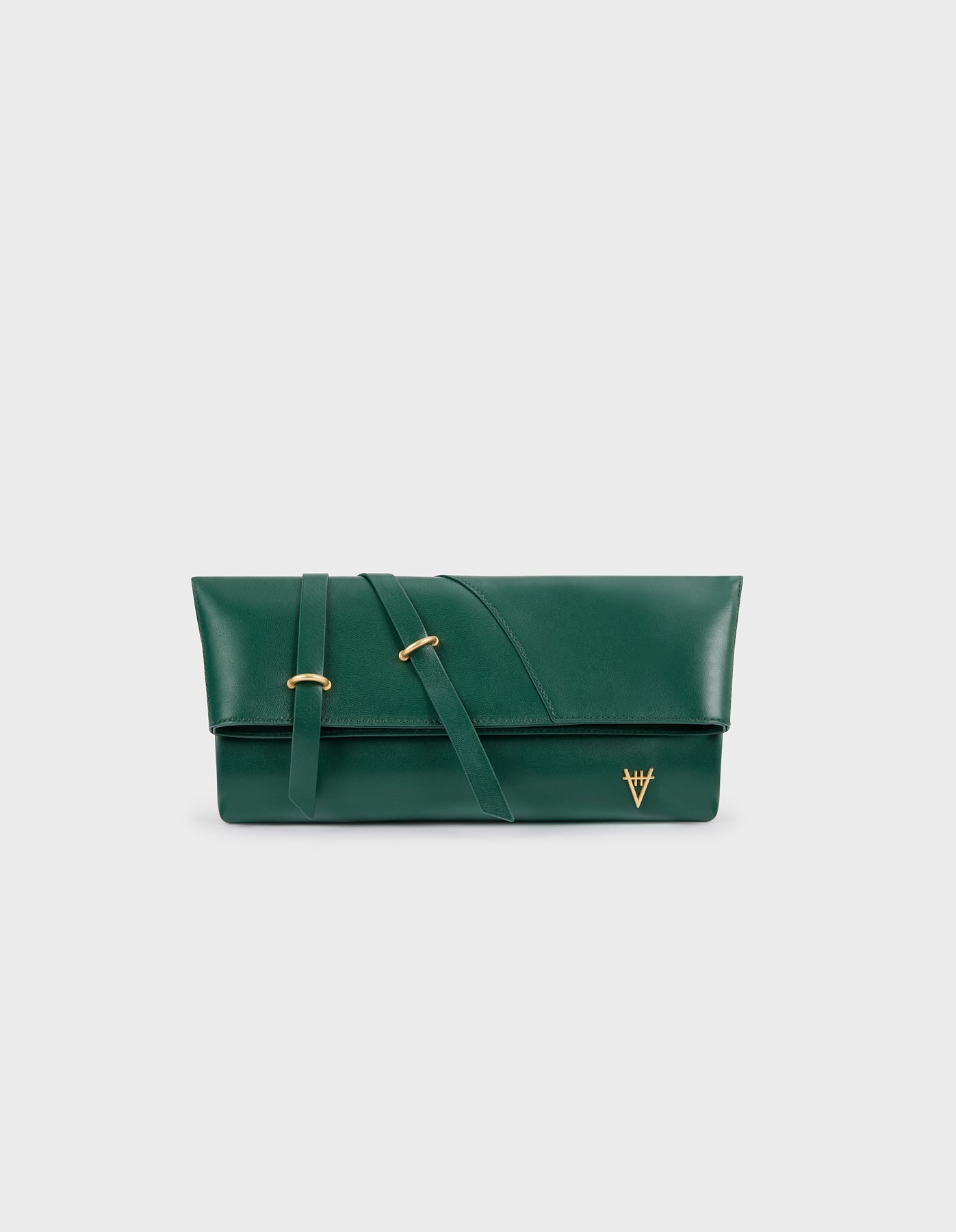 Hiva Atelier | Arlette Clutch & Chain Bag DEEP EMERALD | Her Tarza Uygun Deri Aksesuarlar