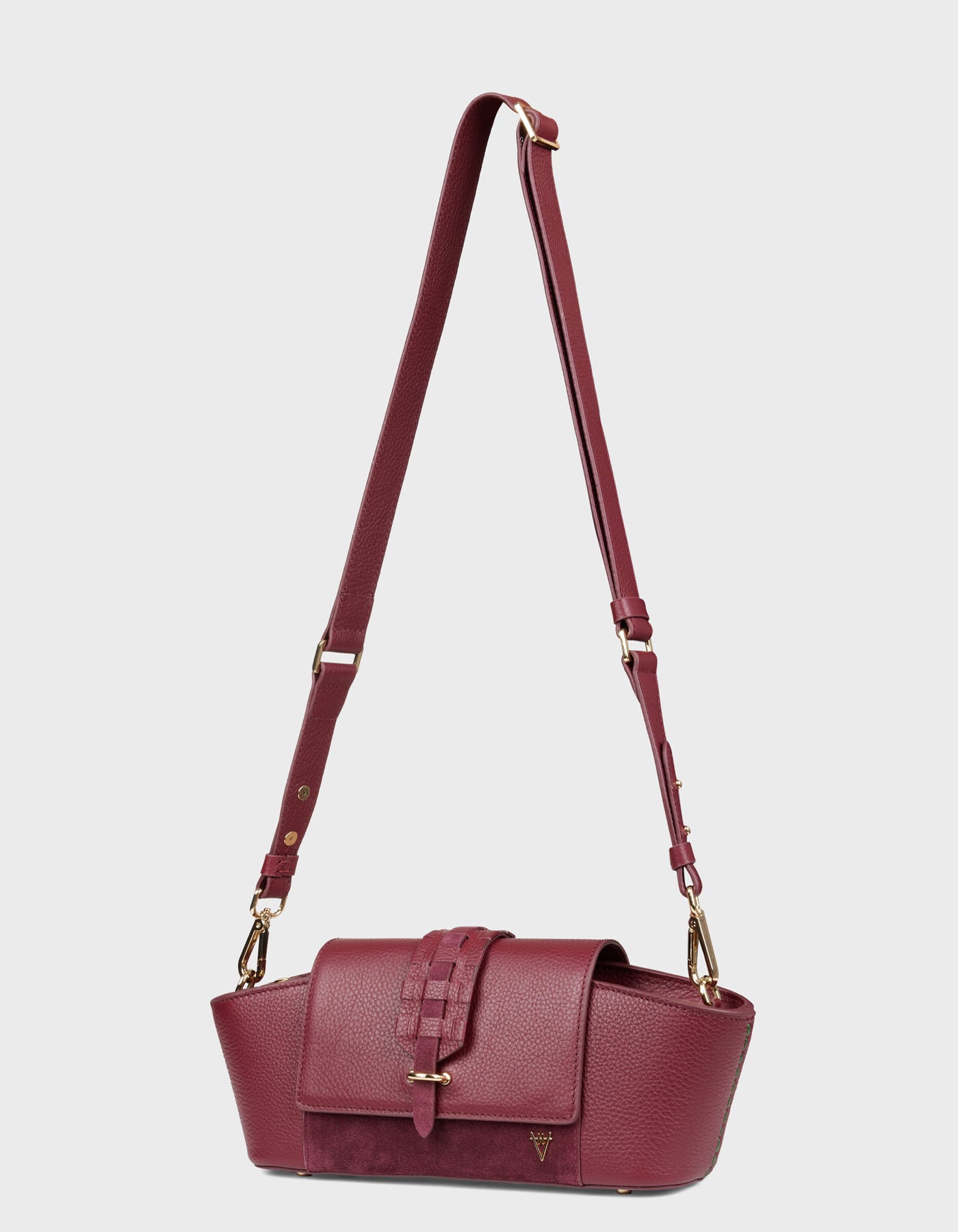 HiVa Atelier | Navis Shoulder Bag BURGUNDY | Her Tarza Uygun Deri Aksesuarlar