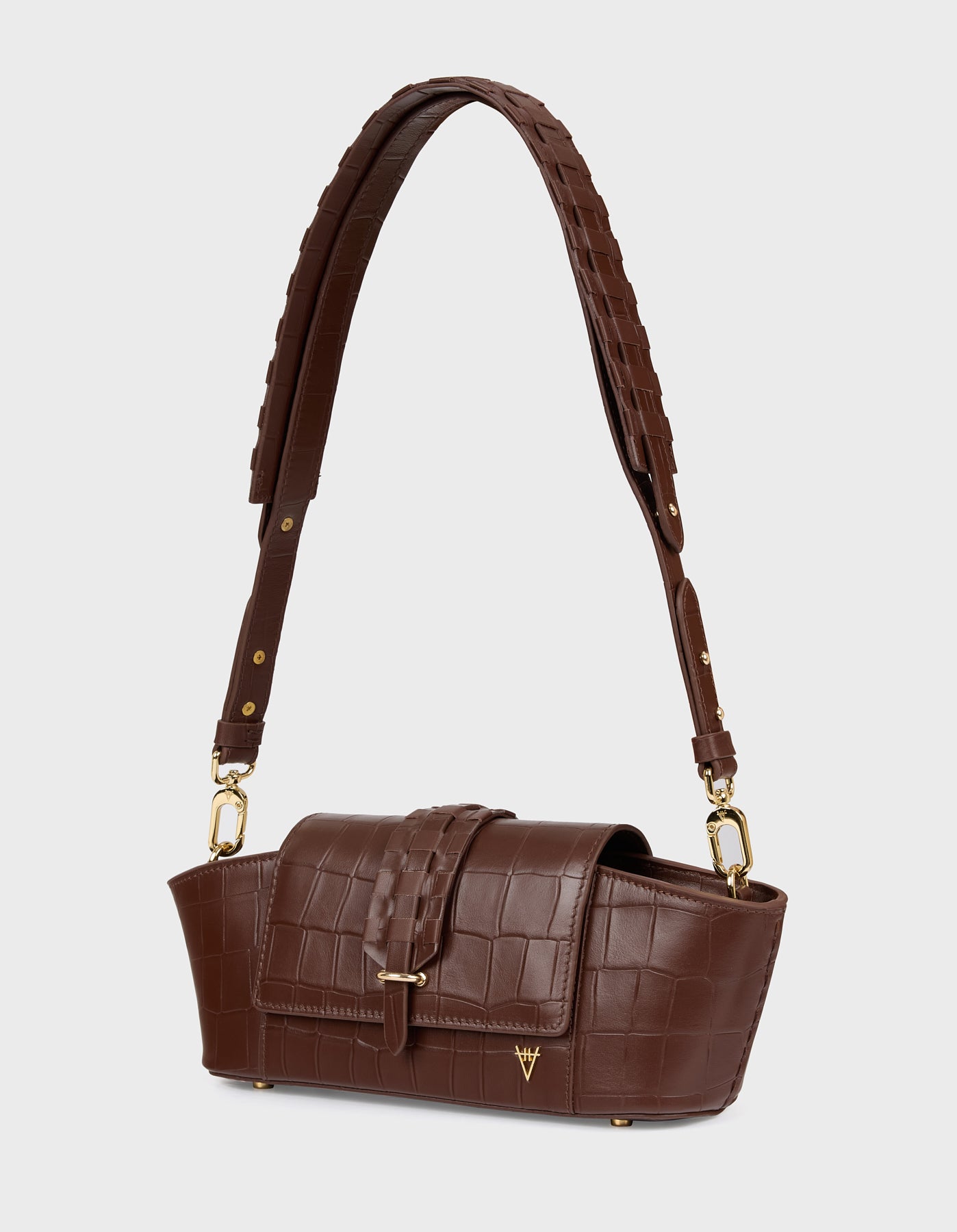 HiVa Atelier | Navis Shoulder Bag NUTSHELL | Her Tarza Uygun Deri Aksesuarlar