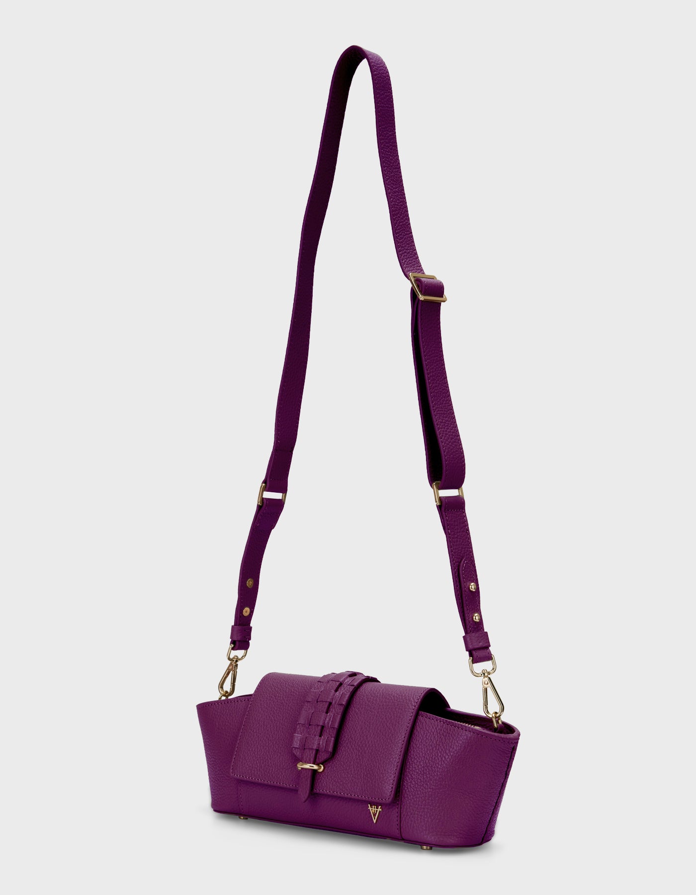 HiVa Atelier | Navis Shoulder Bag MIDNIGHT PLUM | Her Tarza Uygun Deri Aksesuarlar