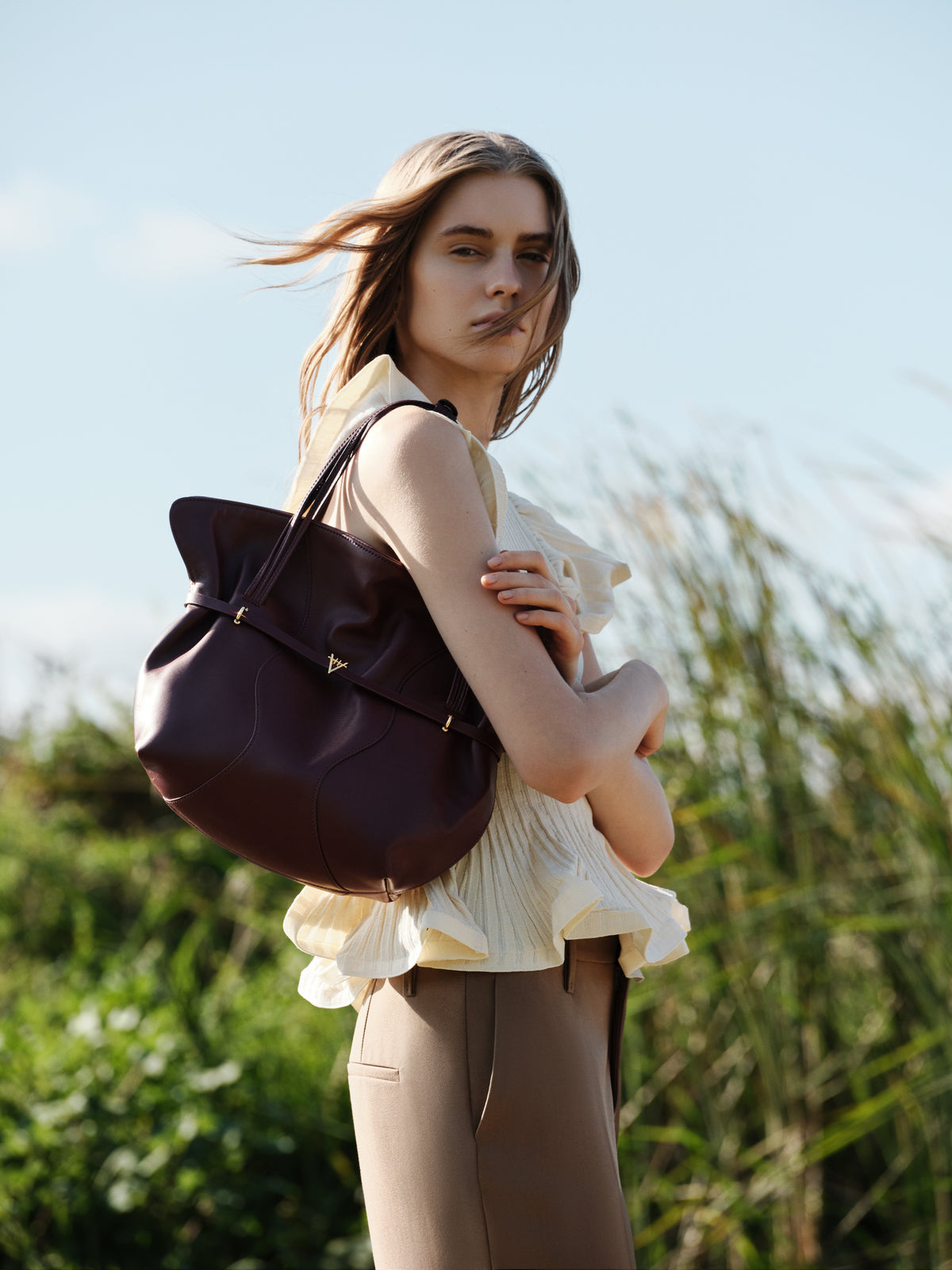 HiVa Atelier | Vela Soft Wing Shoulder Bag | Her Tarza Uygun Deri Aksesuarlar