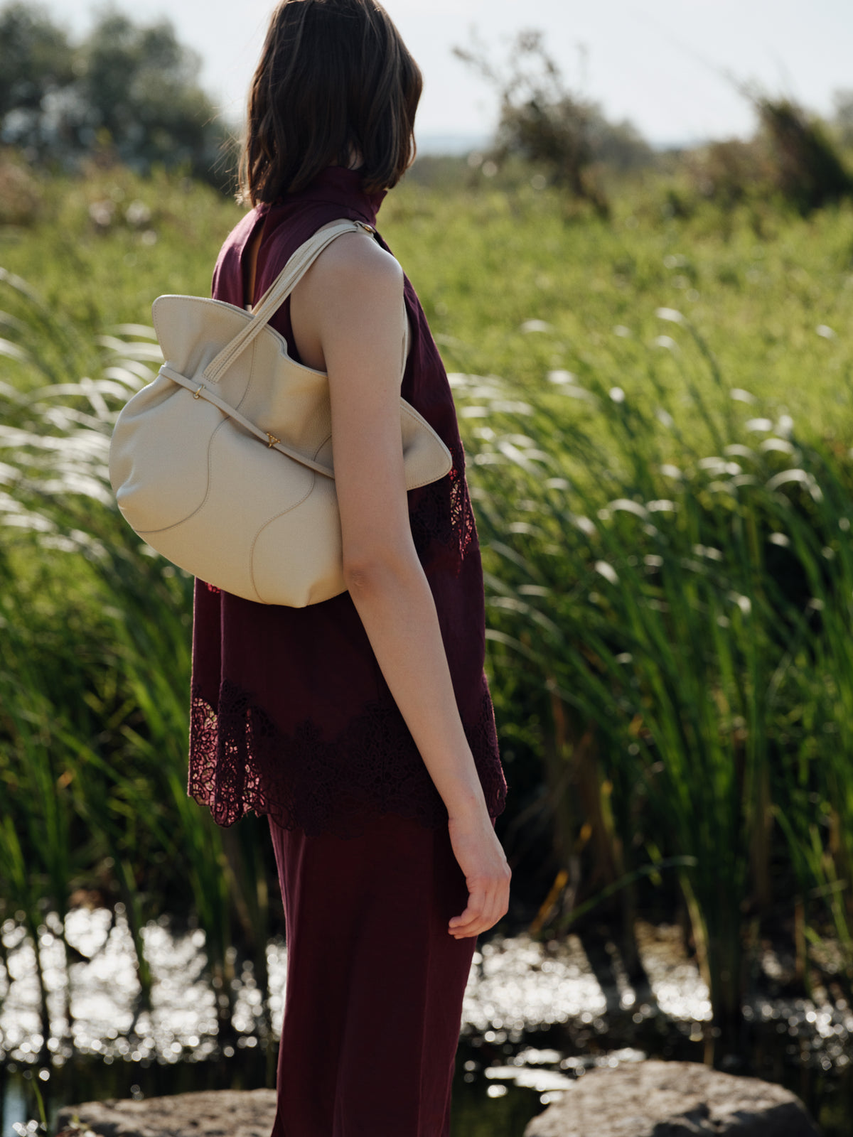 HiVa Atelier | Vela Soft Wing Shoulder Bag | Her Tarza Uygun Deri Aksesuarlar