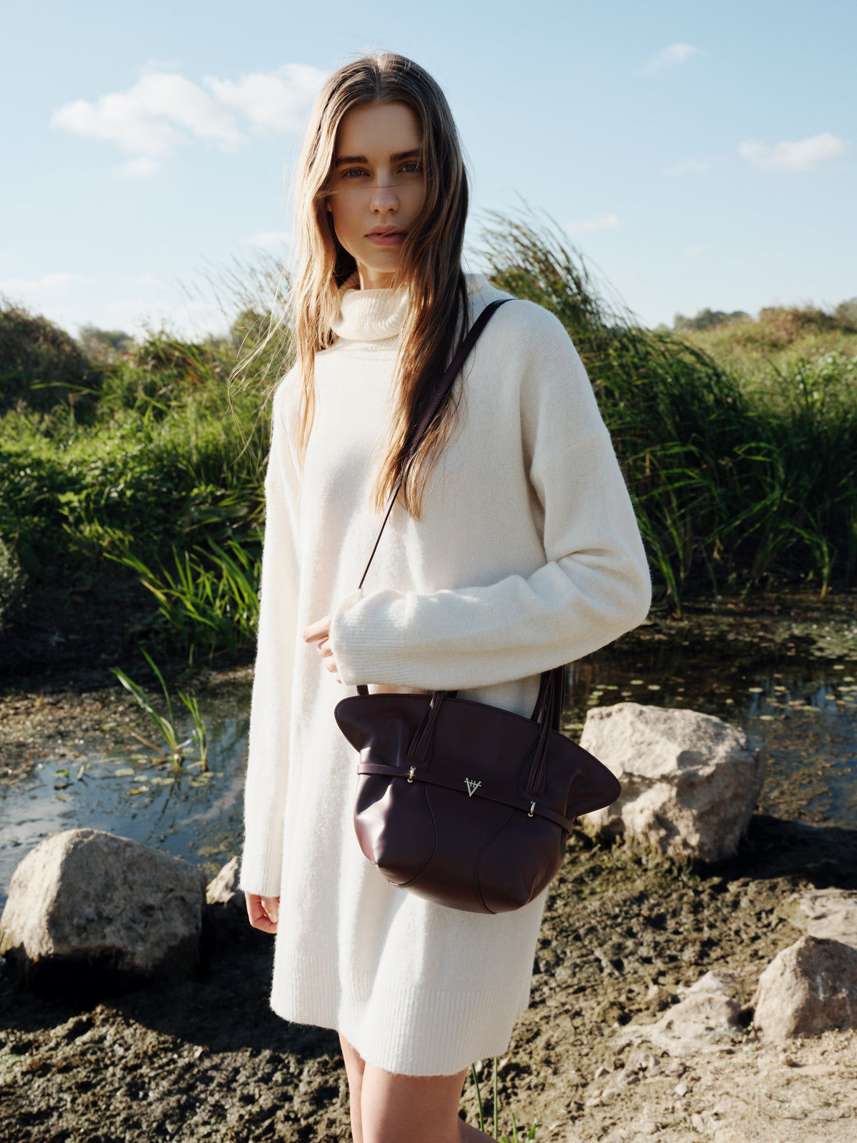 HiVa Atelier | Vela Mini Soft Wing Shoulder Bag | Her Tarza Uygun Deri Aksesuarlar