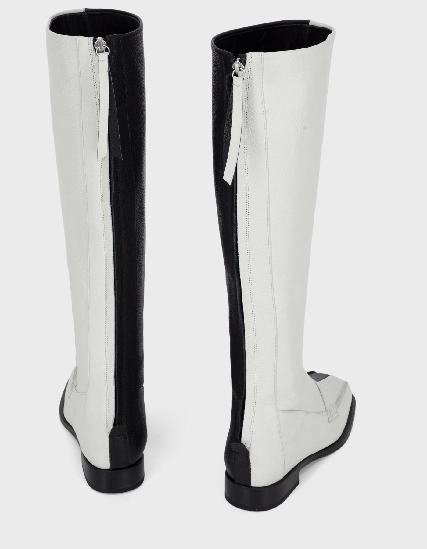 Block Detail Knee Boots