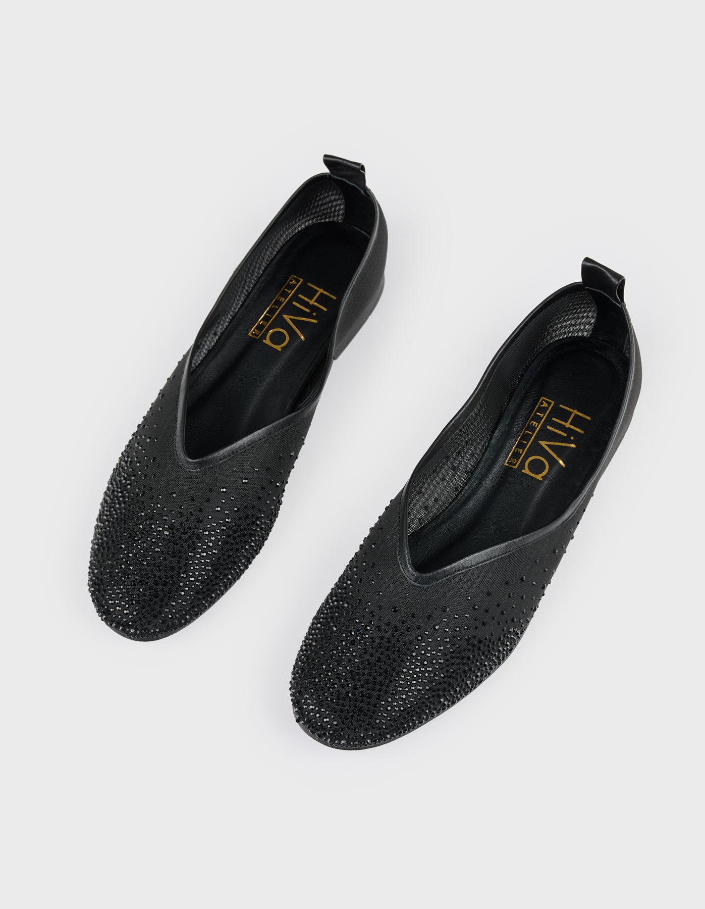 Crystal Embellished Ballet Flat
