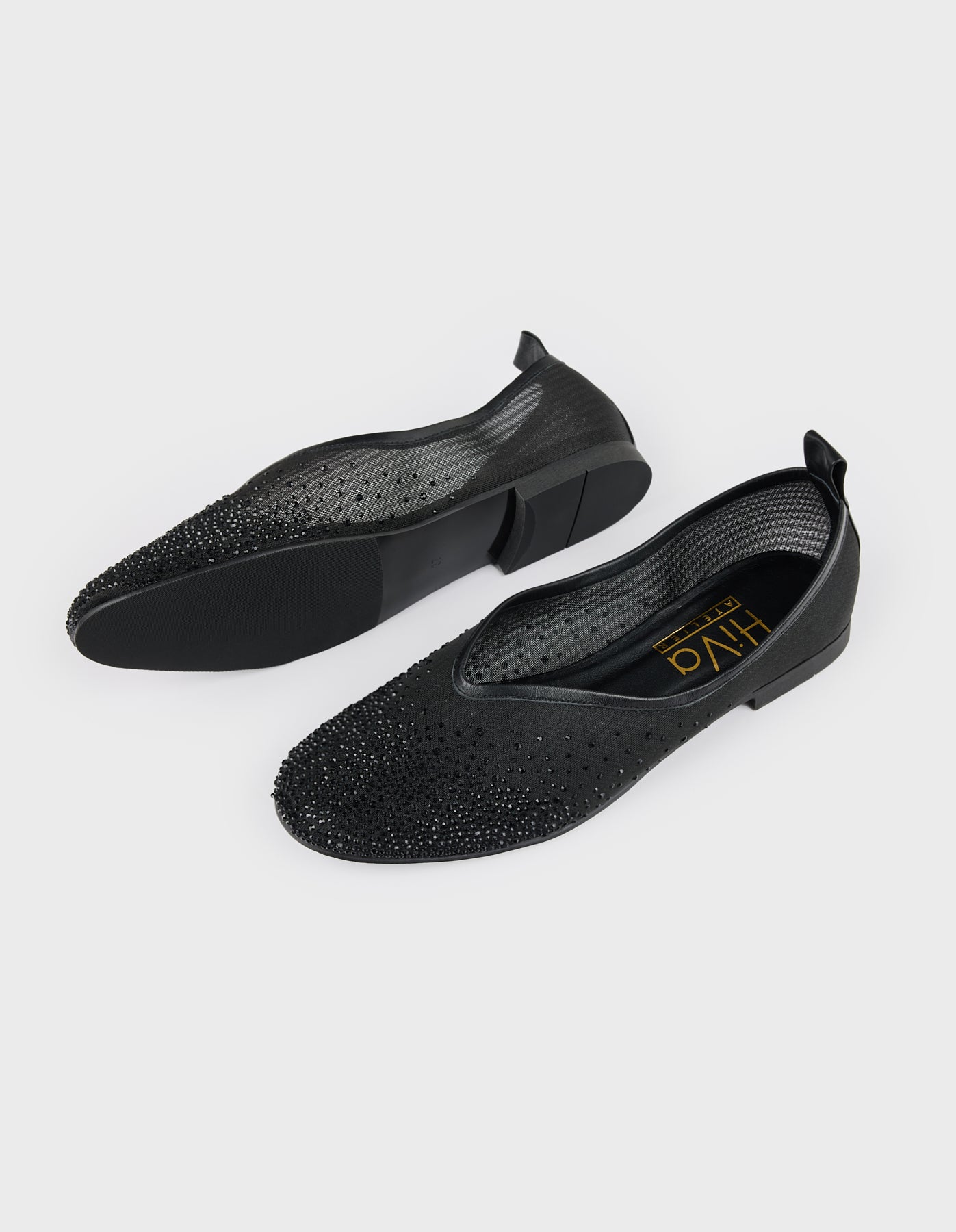Crystal Embellished Ballet Flat