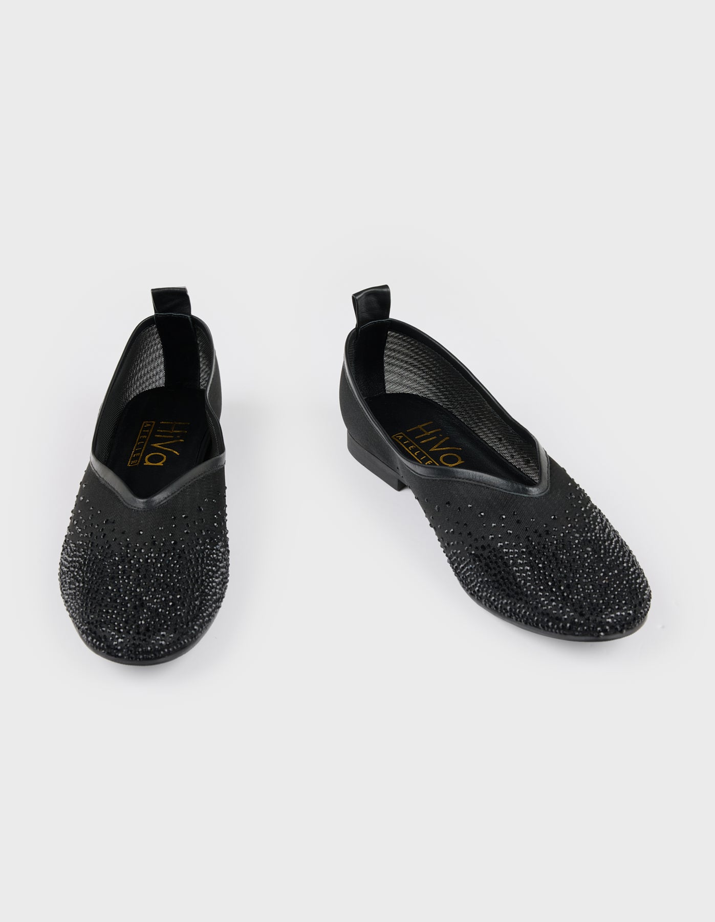 Crystal Embellished Ballet Flat
