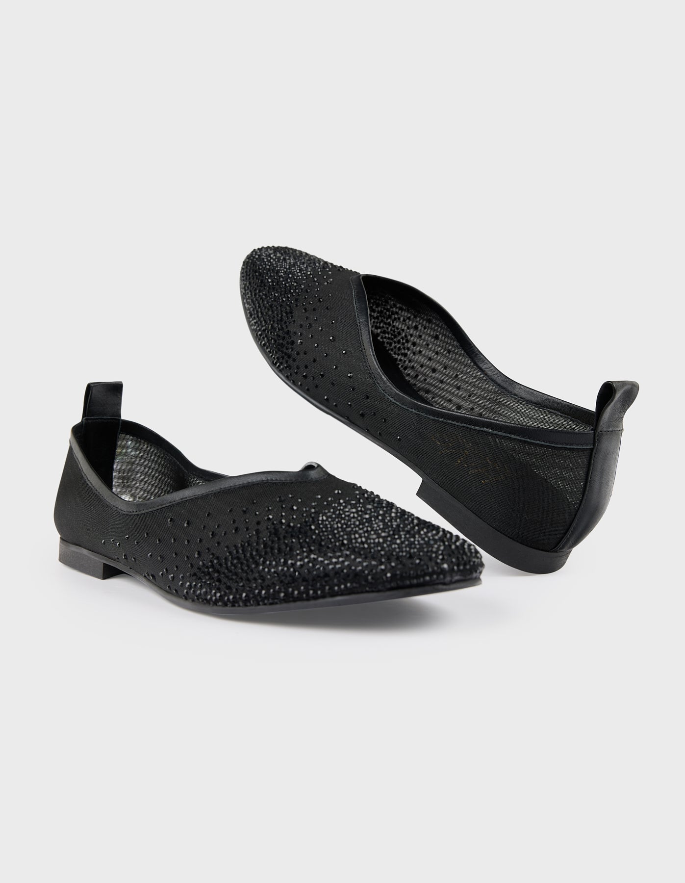 Crystal Embellished Ballet Flat