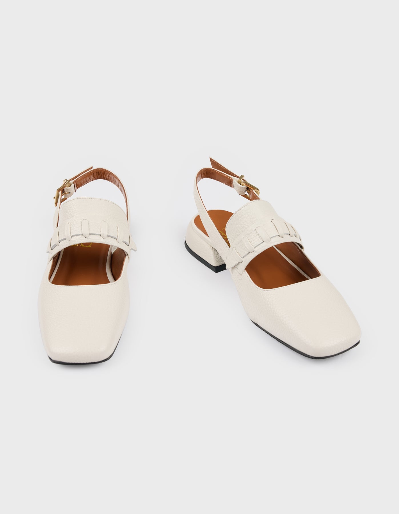 Hiva Atelier | Mary Jane Flat Bone | Her Tarza Uygun Deri Aksesuarlar