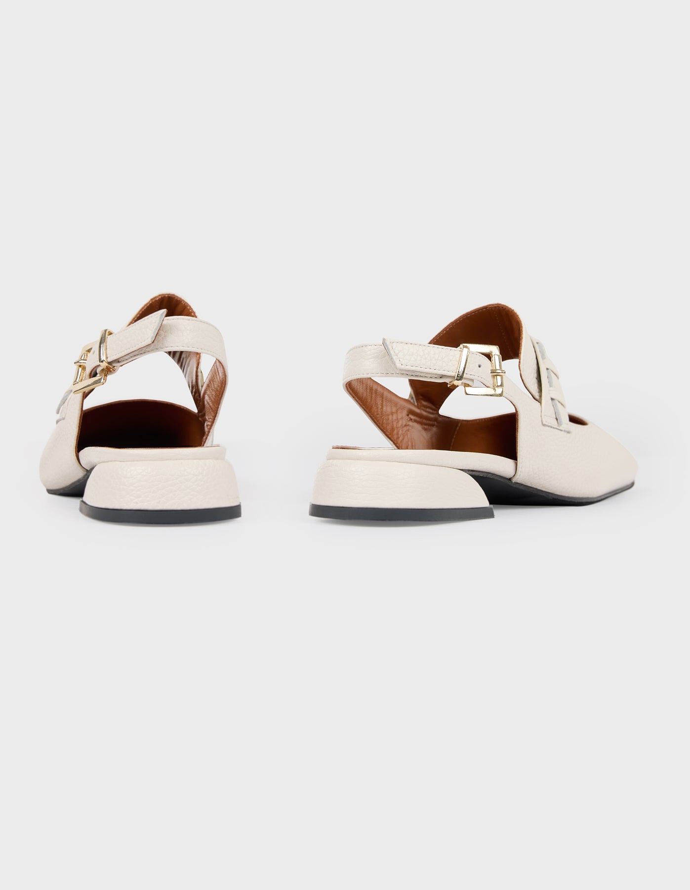 Hiva Atelier | Mary Jane Flat Bone | Her Tarza Uygun Deri Aksesuarlar