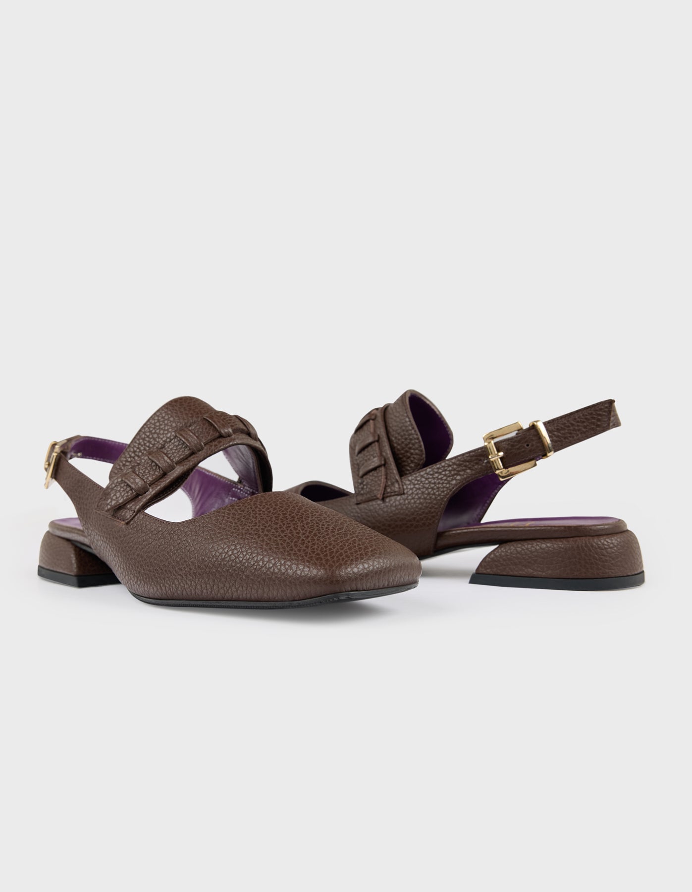 Hiva Atelier | Mary Jane Flat Nutshell | Her Tarza Uygun Deri Aksesuarlar