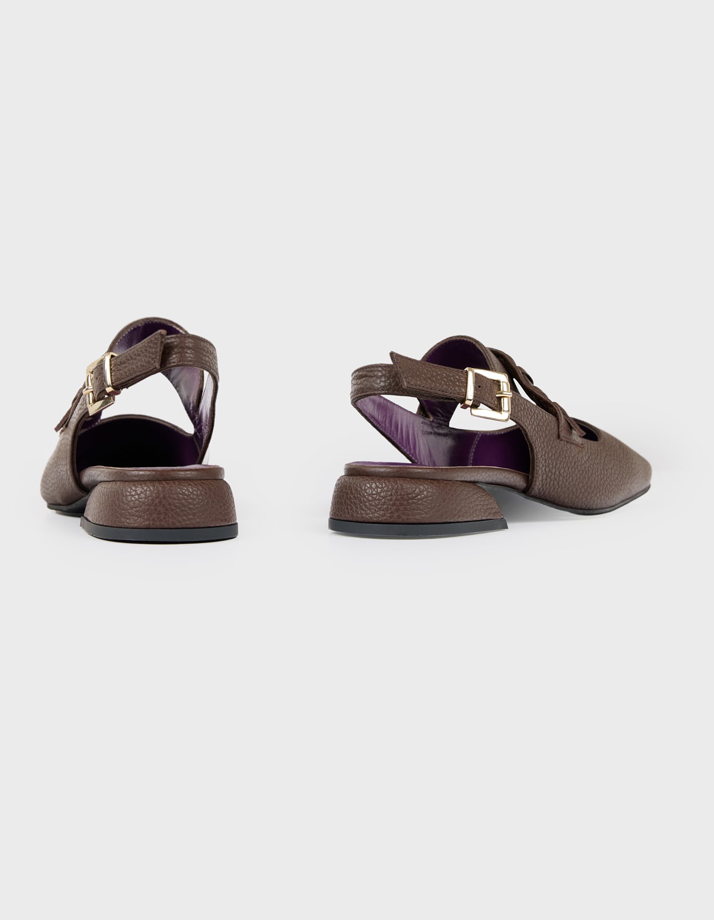 Hiva Atelier | Mary Jane Flat Nutshell | Her Tarza Uygun Deri Aksesuarlar