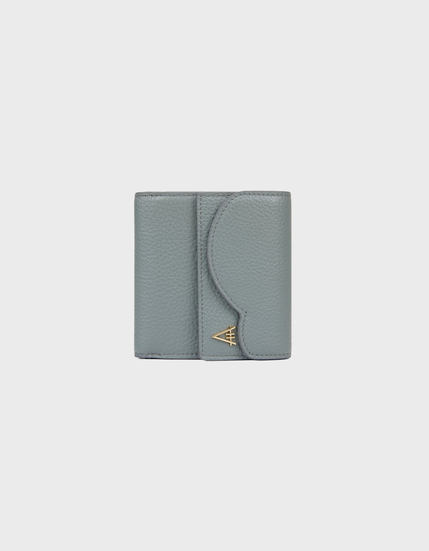 HiVa Atelier | Larus Compact Wallet DUSTY BLUE | Her Tarza Uygun Deri Aksesuarlar
