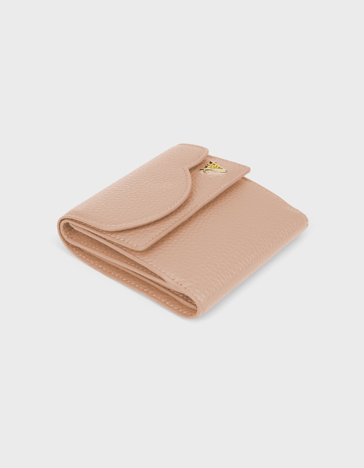 HiVa Atelier | Larus Compact Wallet NUDE | Her Tarza Uygun Deri Aksesuarlar