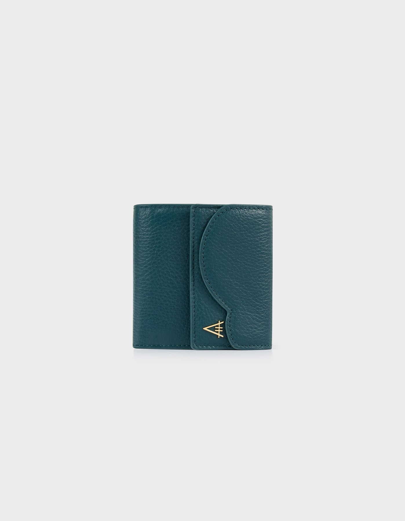 HiVa Atelier | Larus Compact Wallet PETROL BLUE | Her Tarza Uygun Deri Aksesuarlar